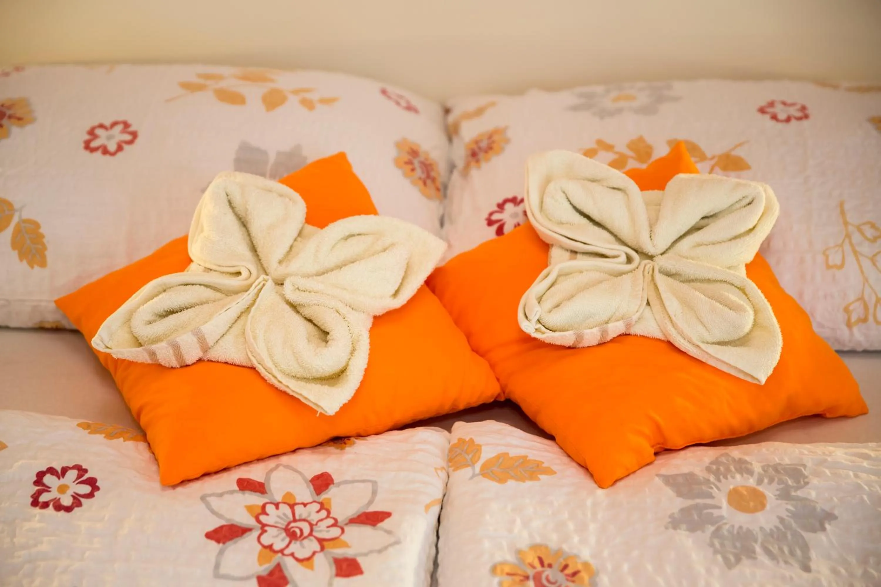 Decorative detail, Bed in Accommodation Resman