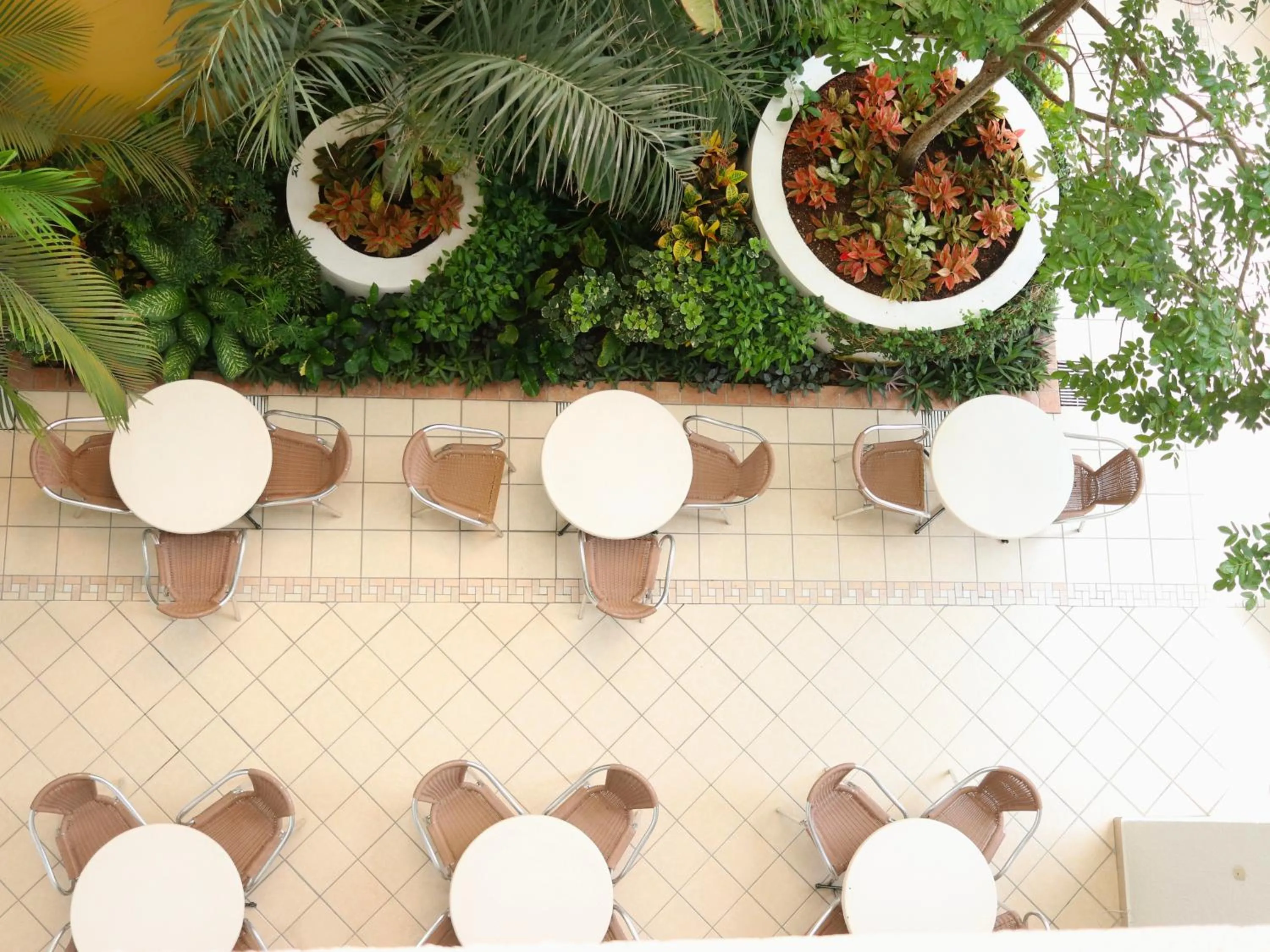 Patio in Hotel Casa Mexicana Cozumel