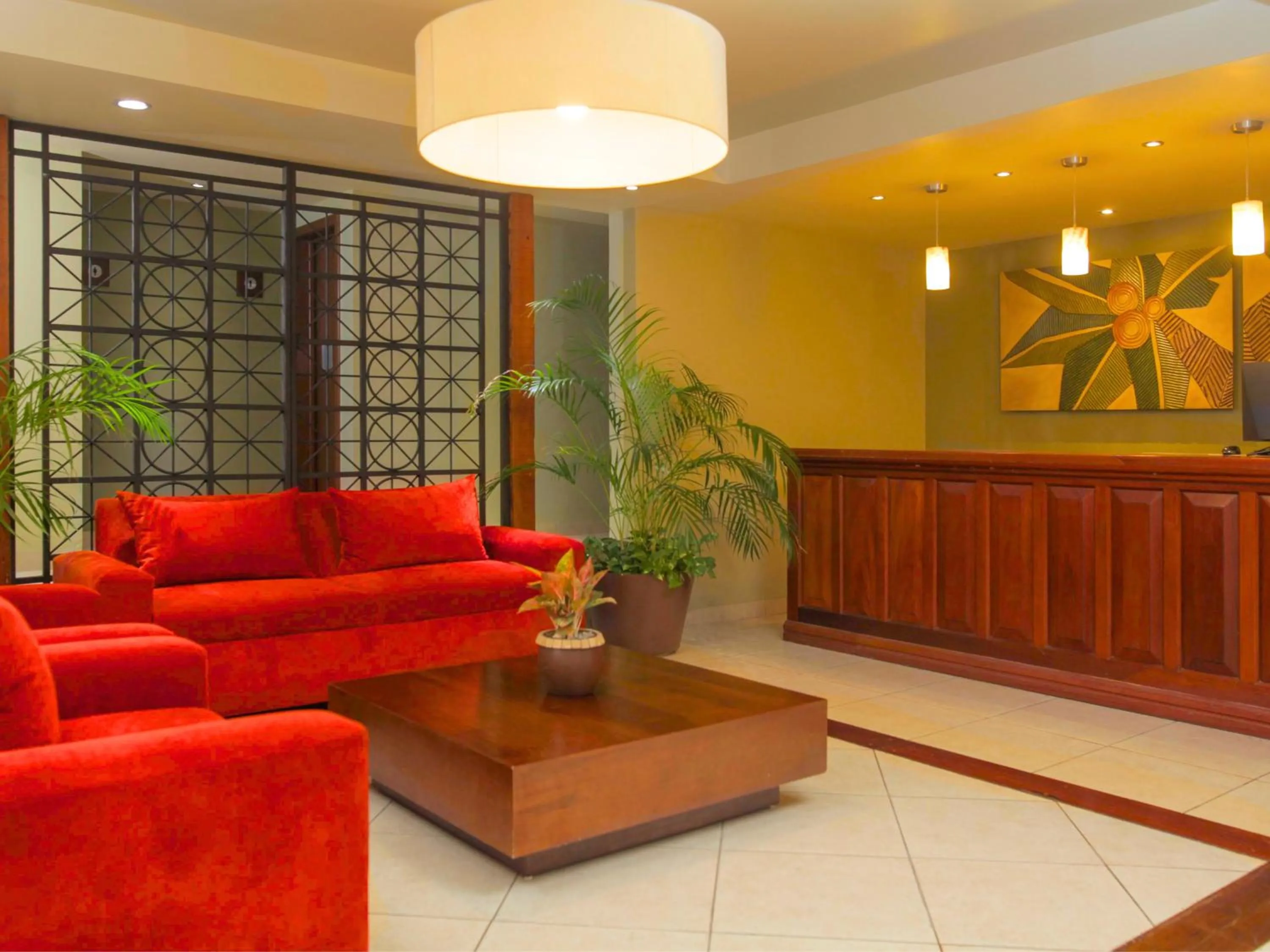 Living room in Hotel Casa Colonial Cozumel