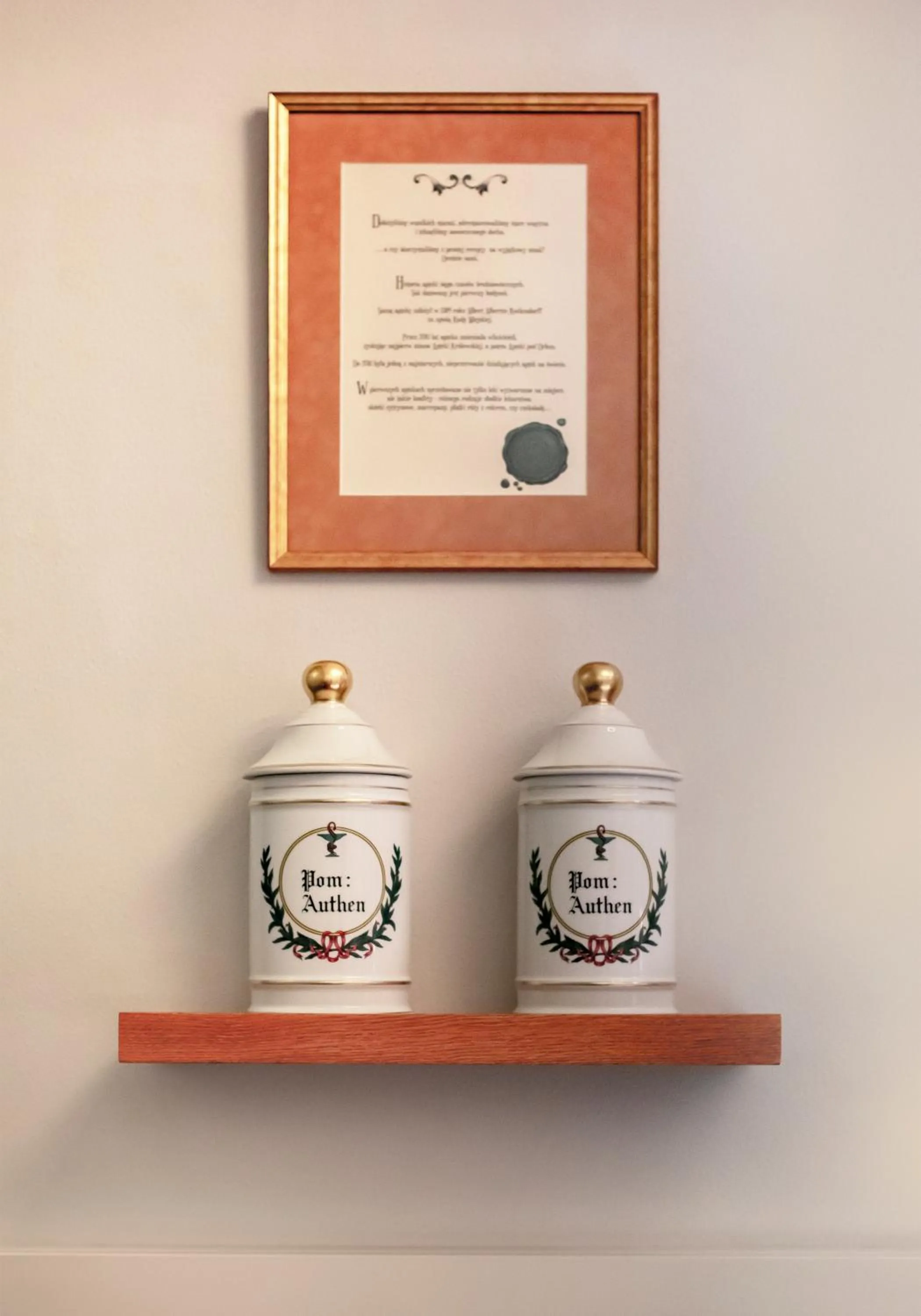 Decorative detail in Apartamenty Sowa Toruń