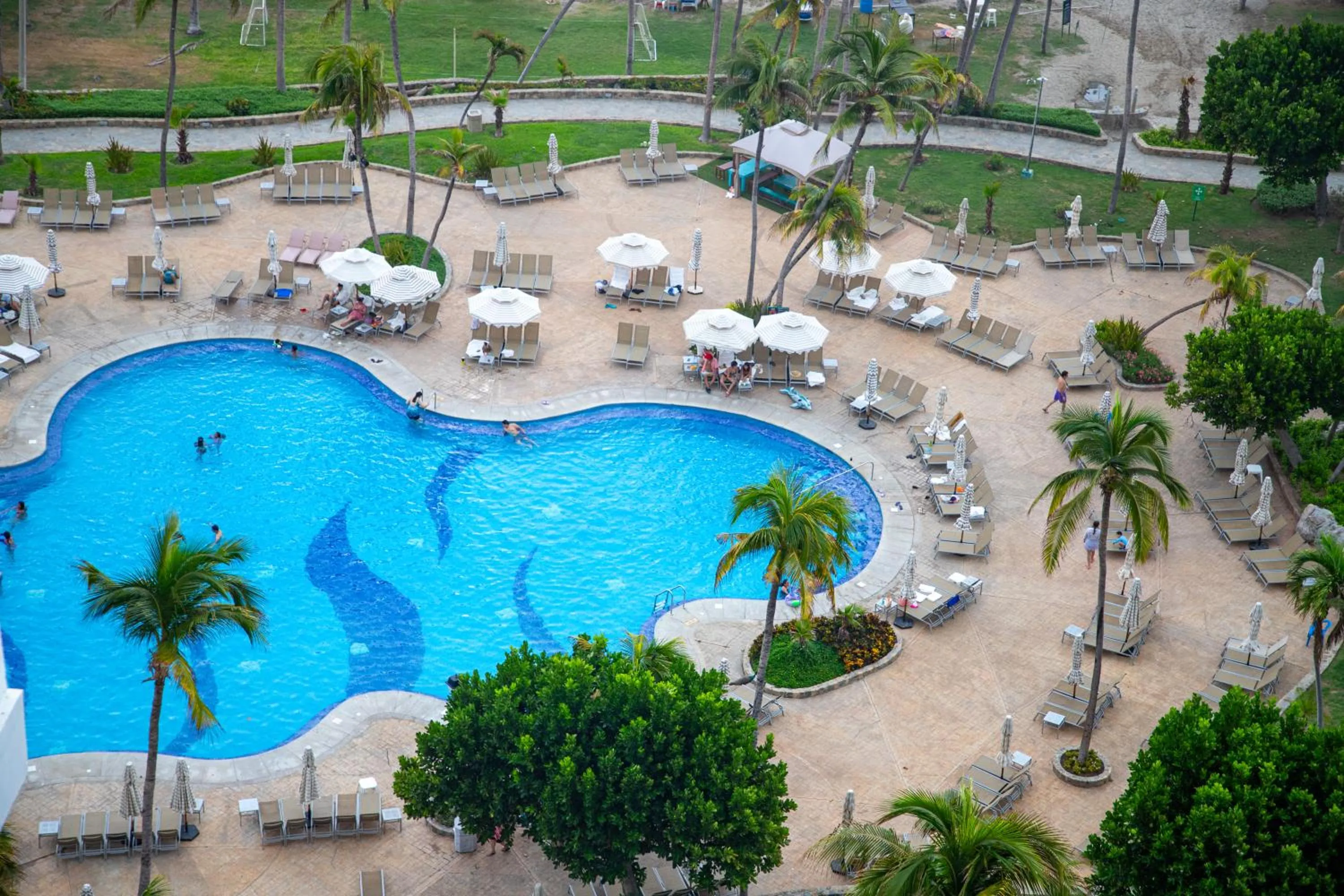 Swimming pool in Princess Mundo Imperial Riviera Diamante Acapulco
