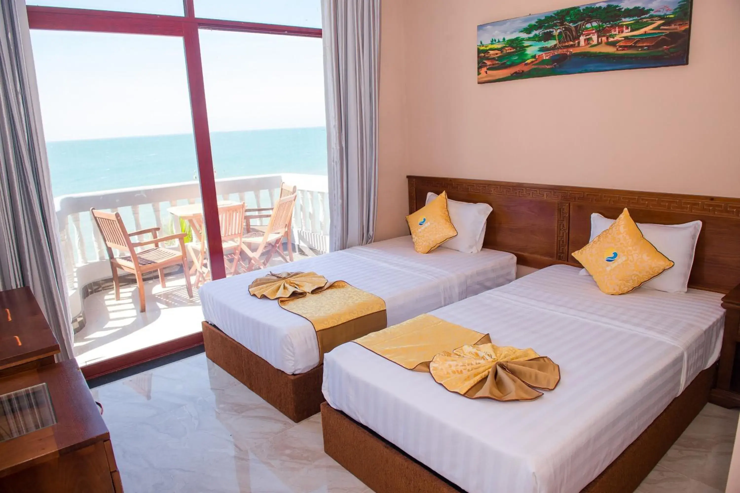 Deluxe Double or Twin Room with Sea View in ViVa Resort Mui Ne Deluxe Double or Twin Room with Sea View in ViVa Resort Mui Ne