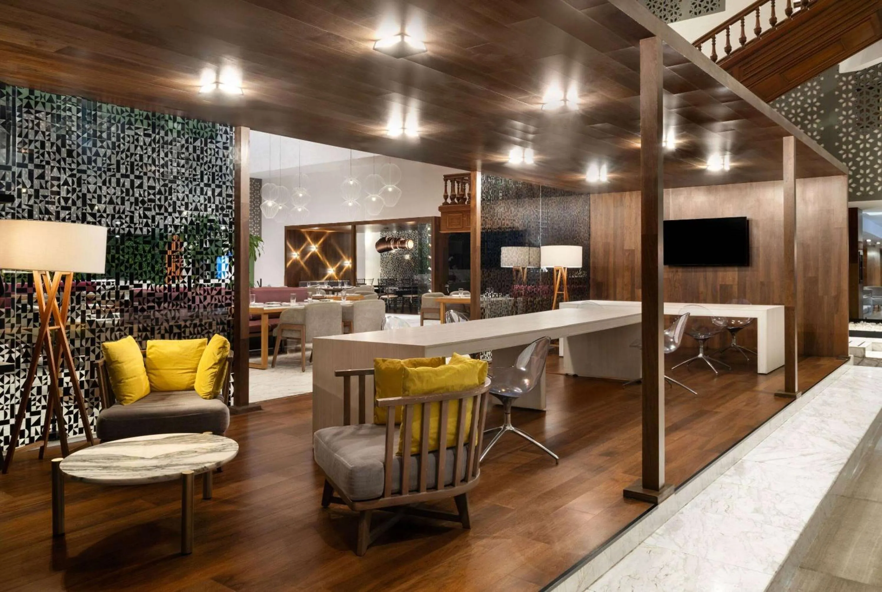 Lobby or reception in Wyndham Monterrey Ambassador Centro