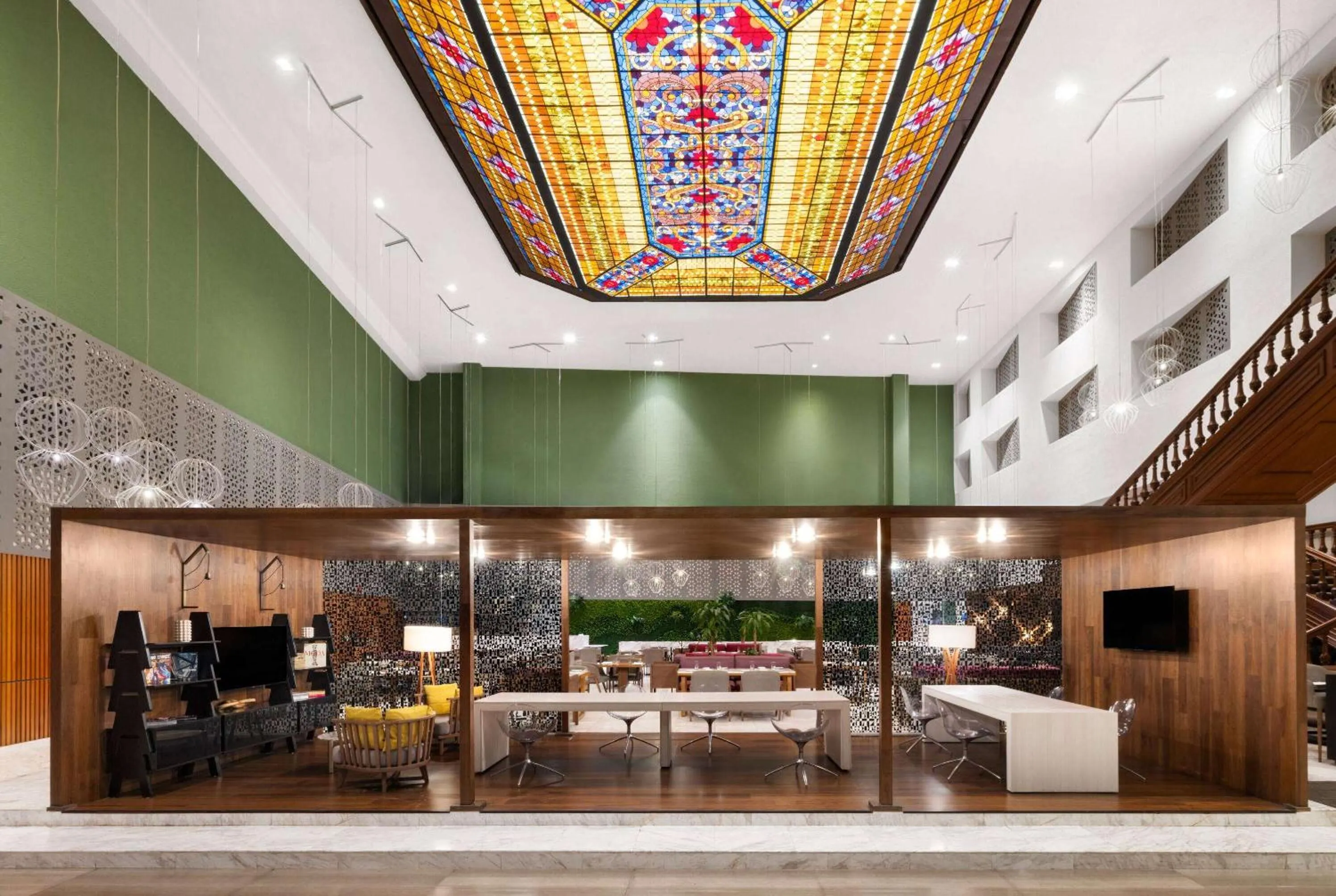 Lobby or reception in Wyndham Monterrey Ambassador Centro