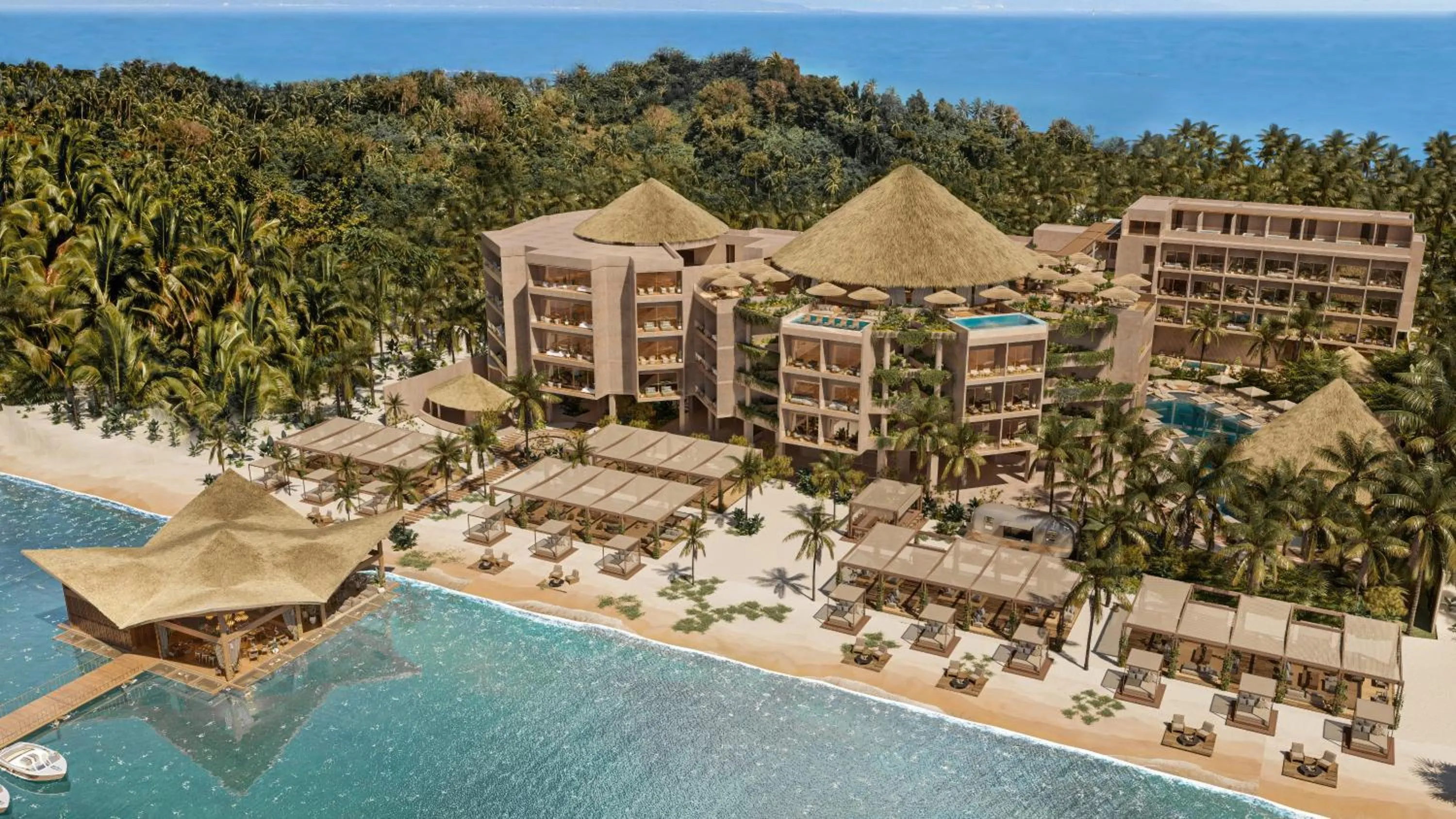 Property building, Bird's-eye View in Isla Mujeres Palace Resort - Couples Only - All Inclusive