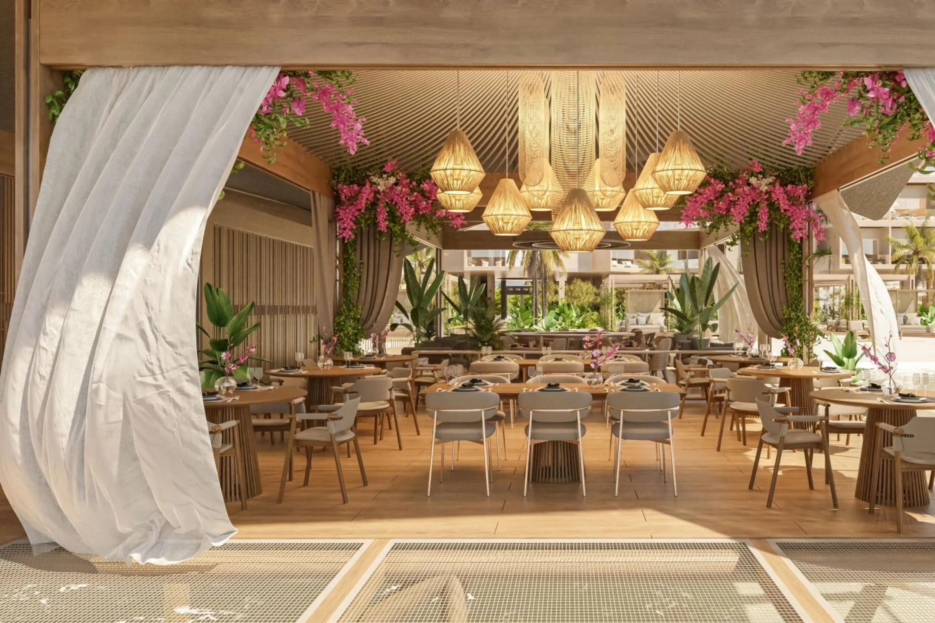 Meeting/conference room, Restaurant/Places to Eat in Isla Mujeres Palace Resort - Couples Only - All Inclusive