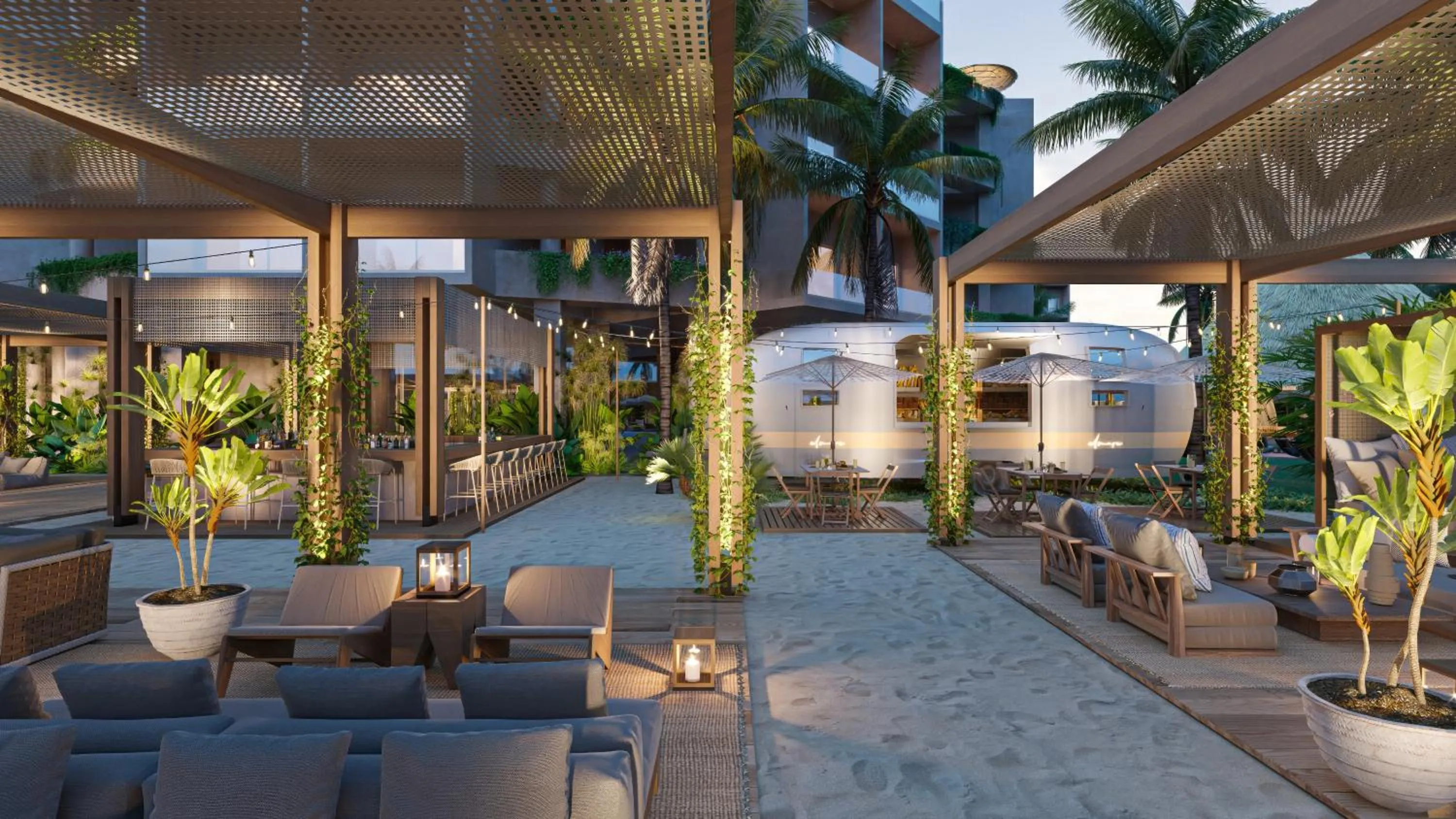 Seating area, Swimming Pool in Isla Mujeres Palace Resort - Couples Only - All Inclusive