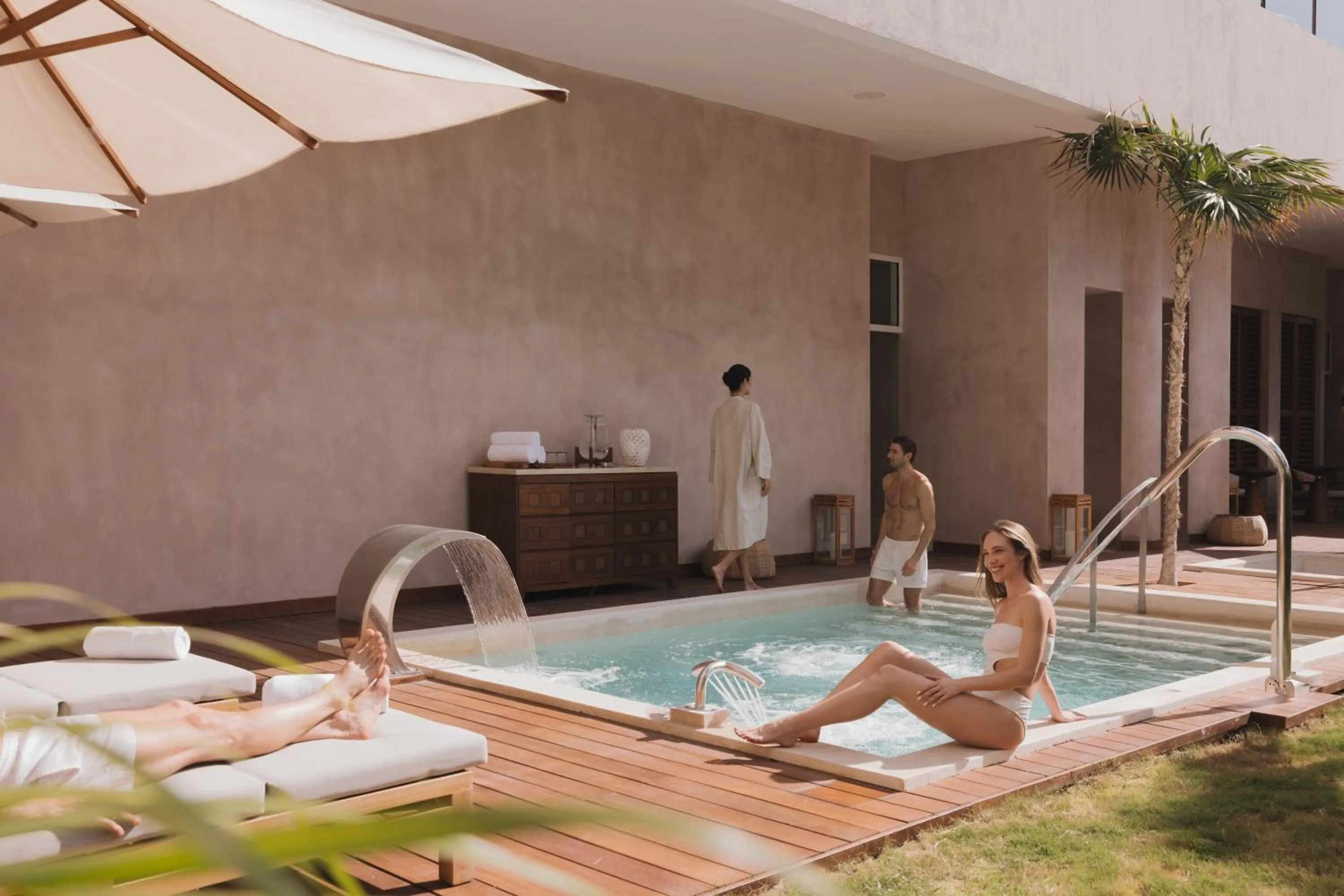 Patio in Almare, a Luxury Collection Resort, Isla Mujeres Cancun, Adult All-Inclusive