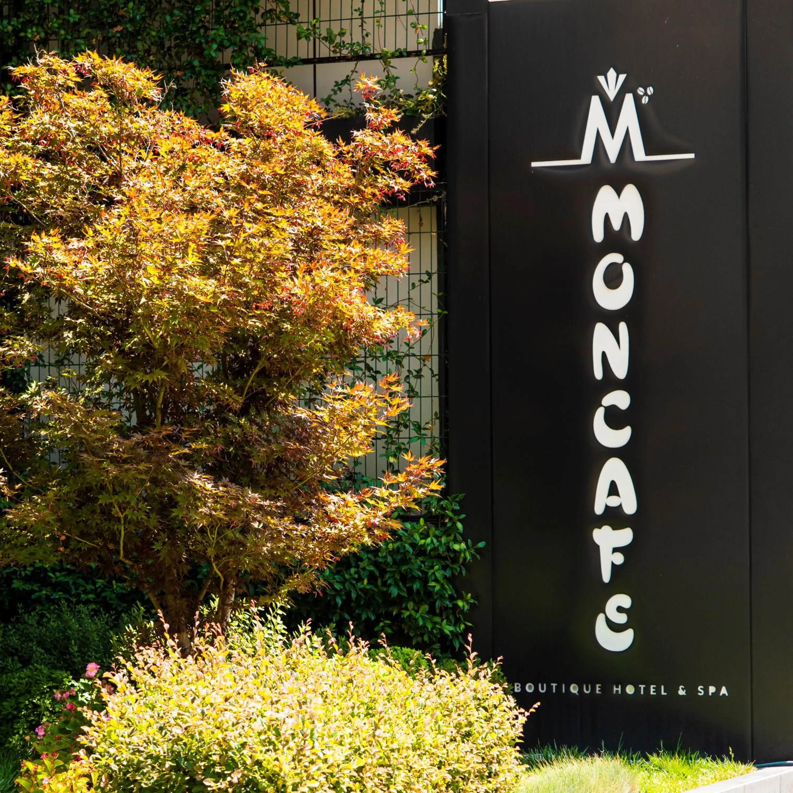 Property logo or sign in Moncafe Boutique Hotel & SPA Tirana