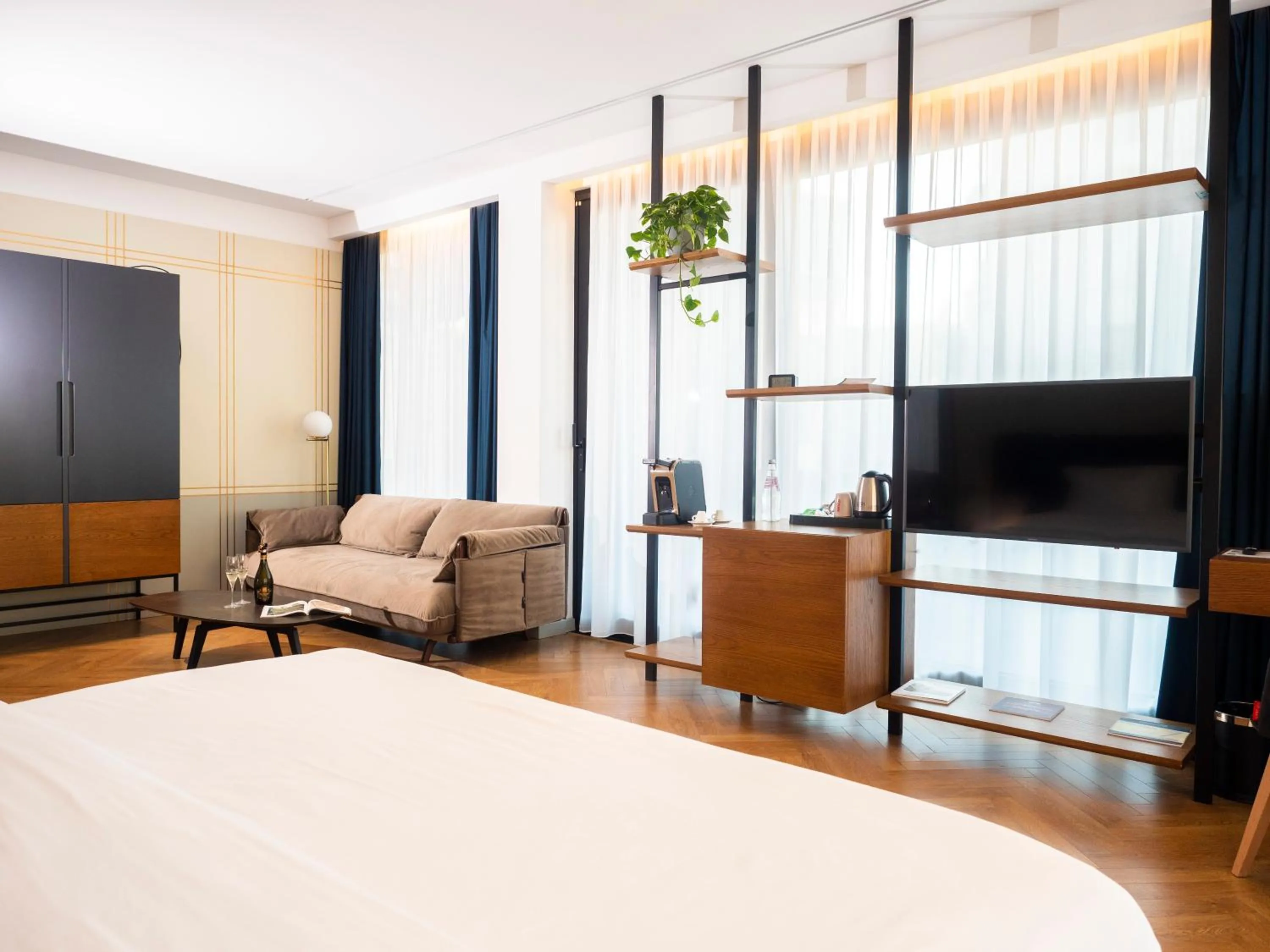 Bedroom, Bed in Moncafe Boutique Hotel & SPA Tirana