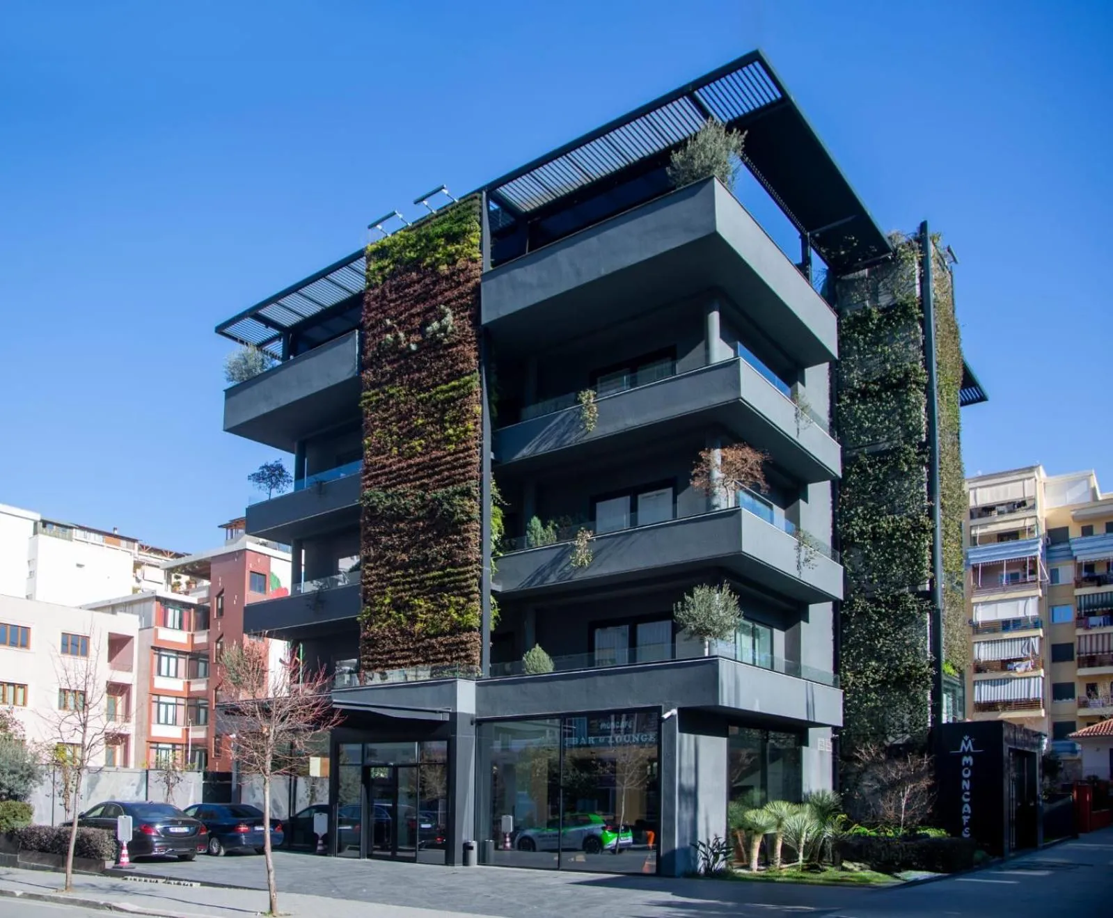 Property building in Moncafe Boutique Hotel & SPA Tirana