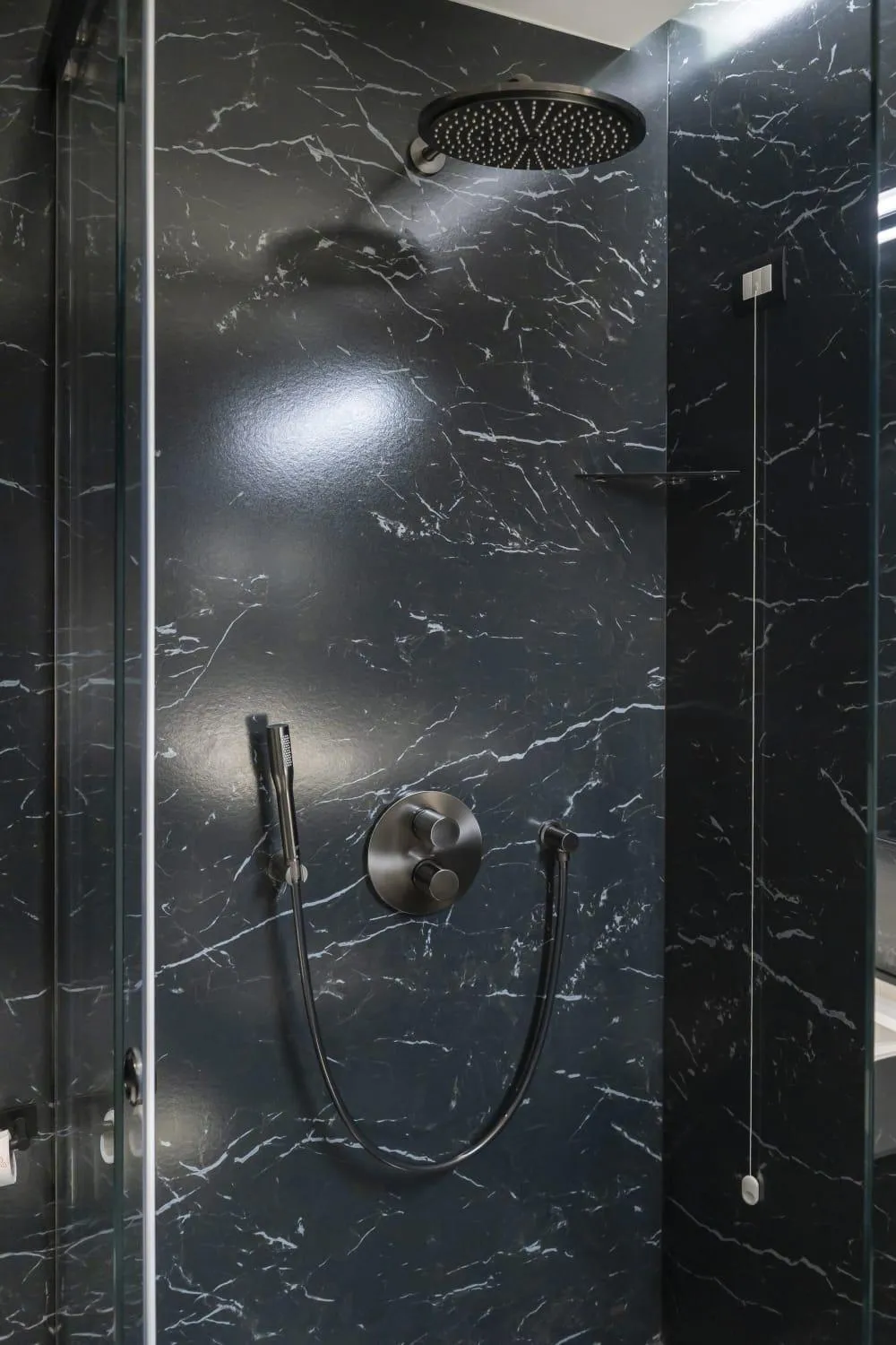 Shower in Moncafe Boutique Hotel & SPA Tirana