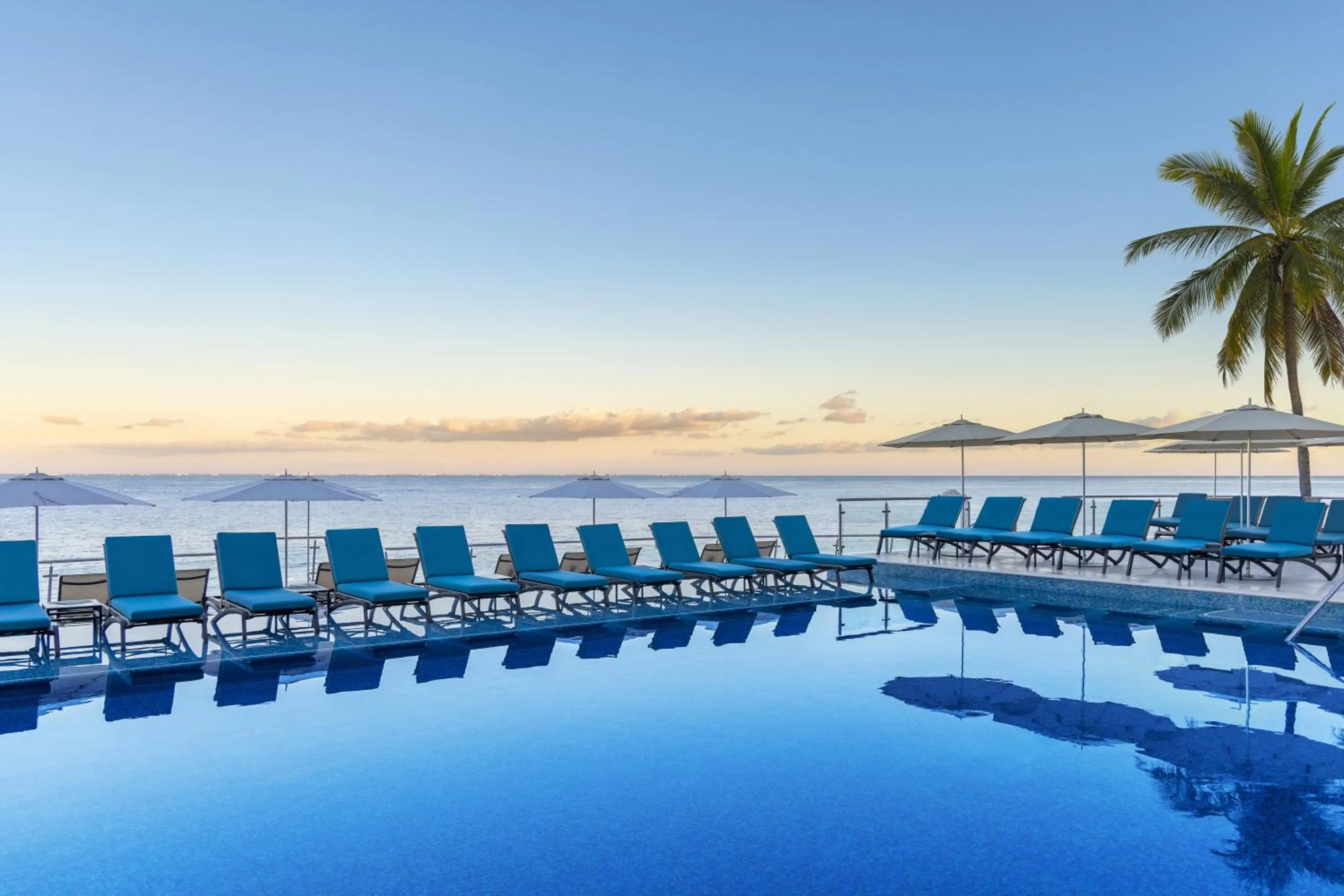 Pool view in Cozumel Palace-All Inclusive