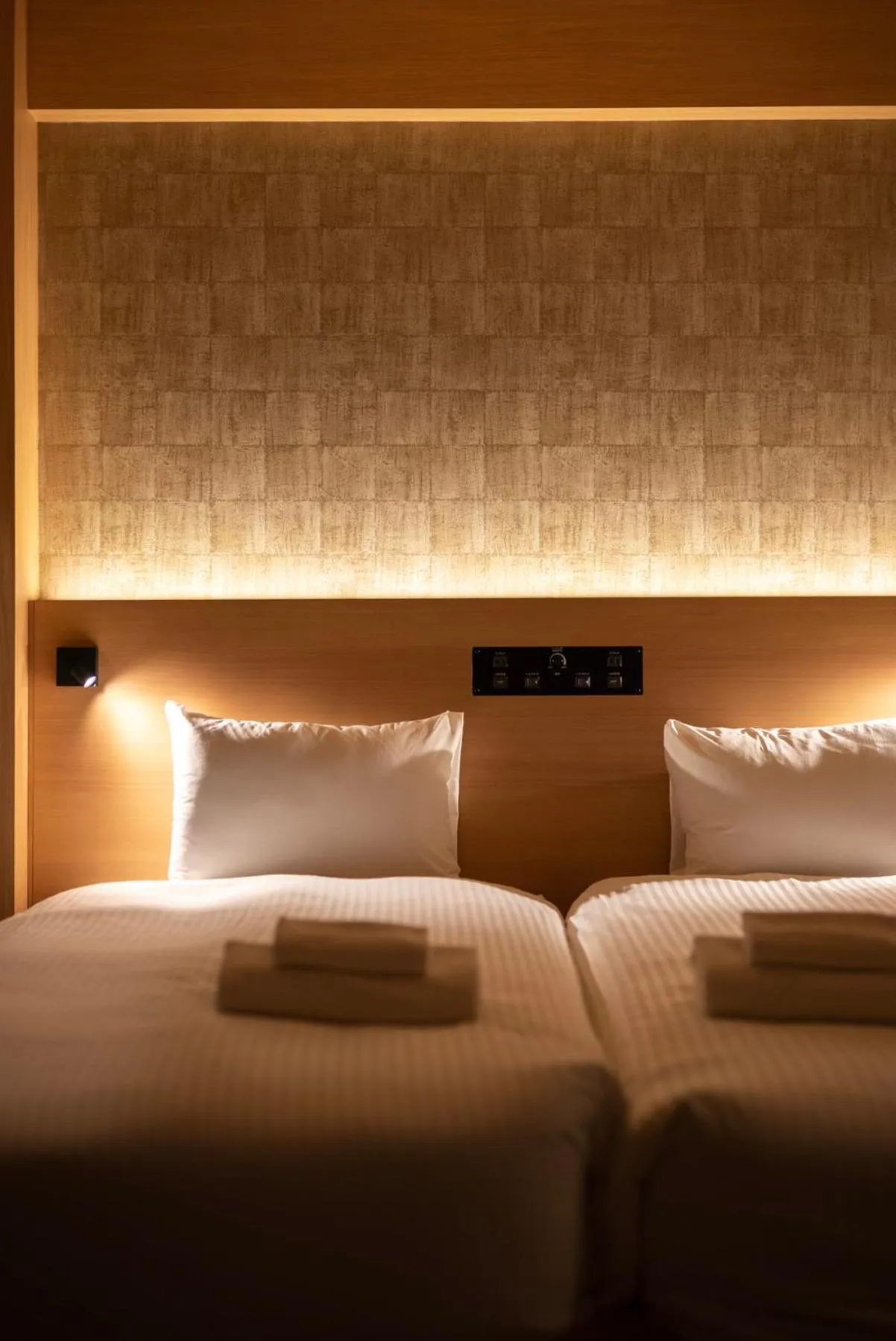 Photo of the whole room, Bed in WELLSTAY Shinsekai Wakyo