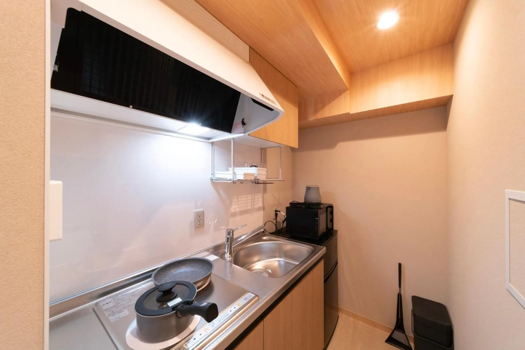 Kitchen or kitchenette in WELLSTAY Shinsekai Wakyo