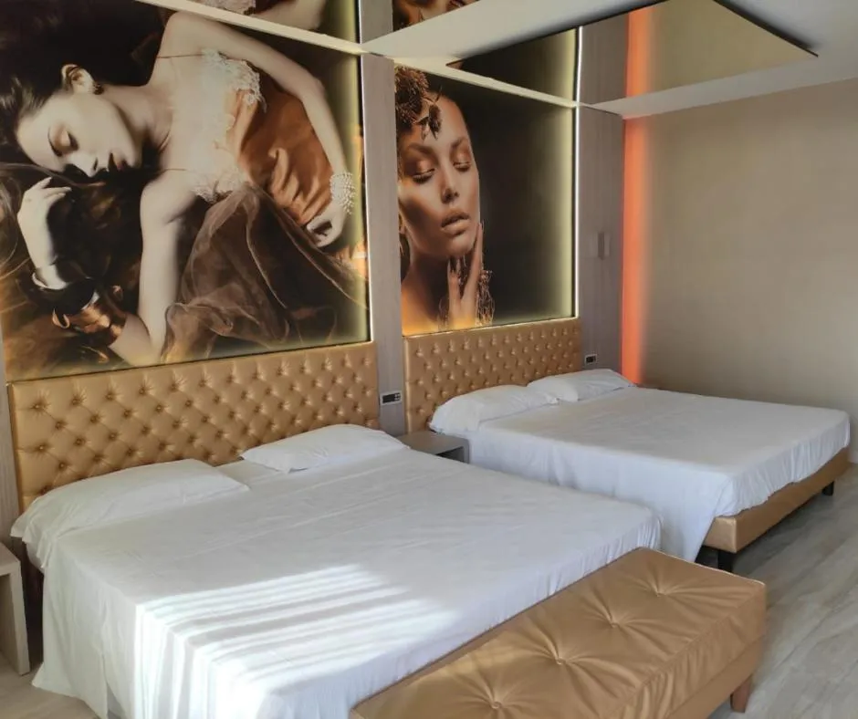 Bed in Hotel Camelia