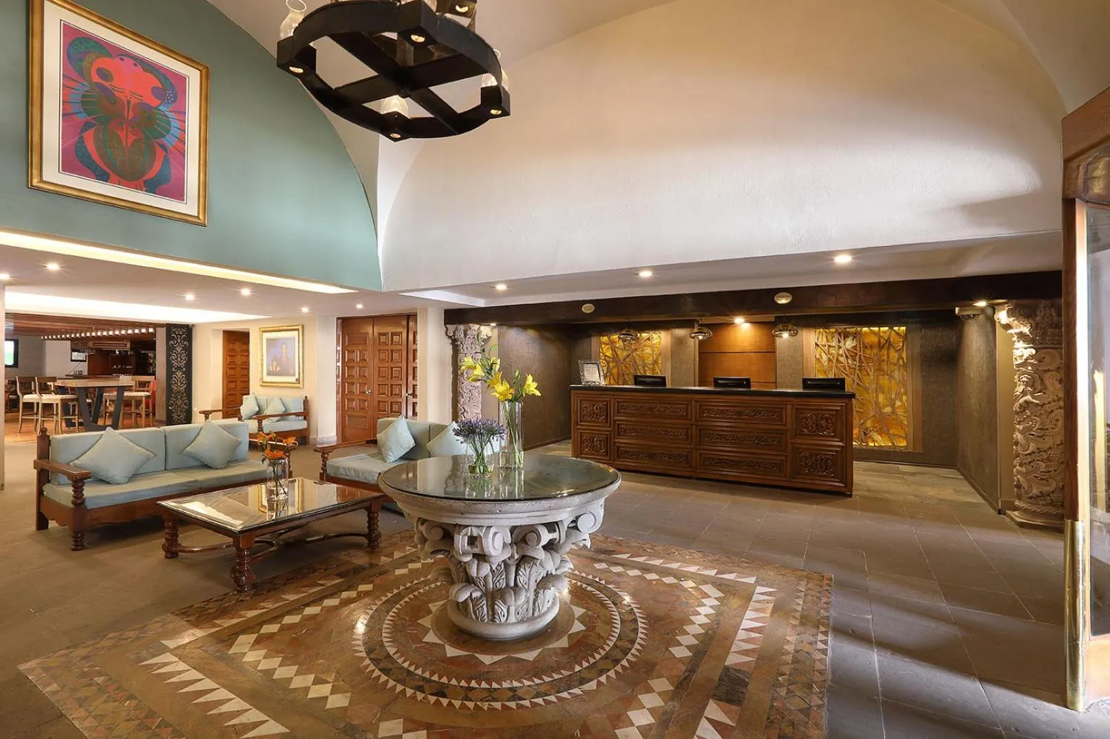 Lobby or reception in Emporio Zacatecas