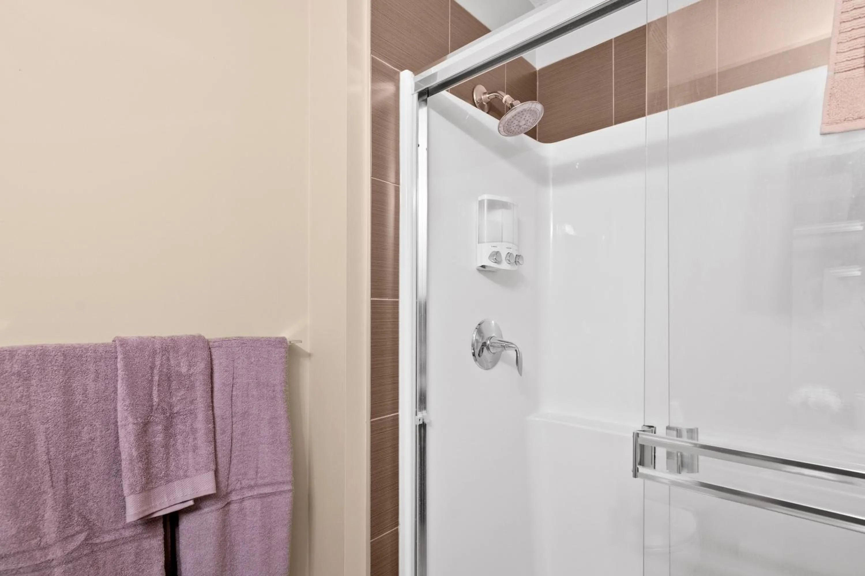 Bathroom in Stylish Downtown Condos by GLOBALSTAY