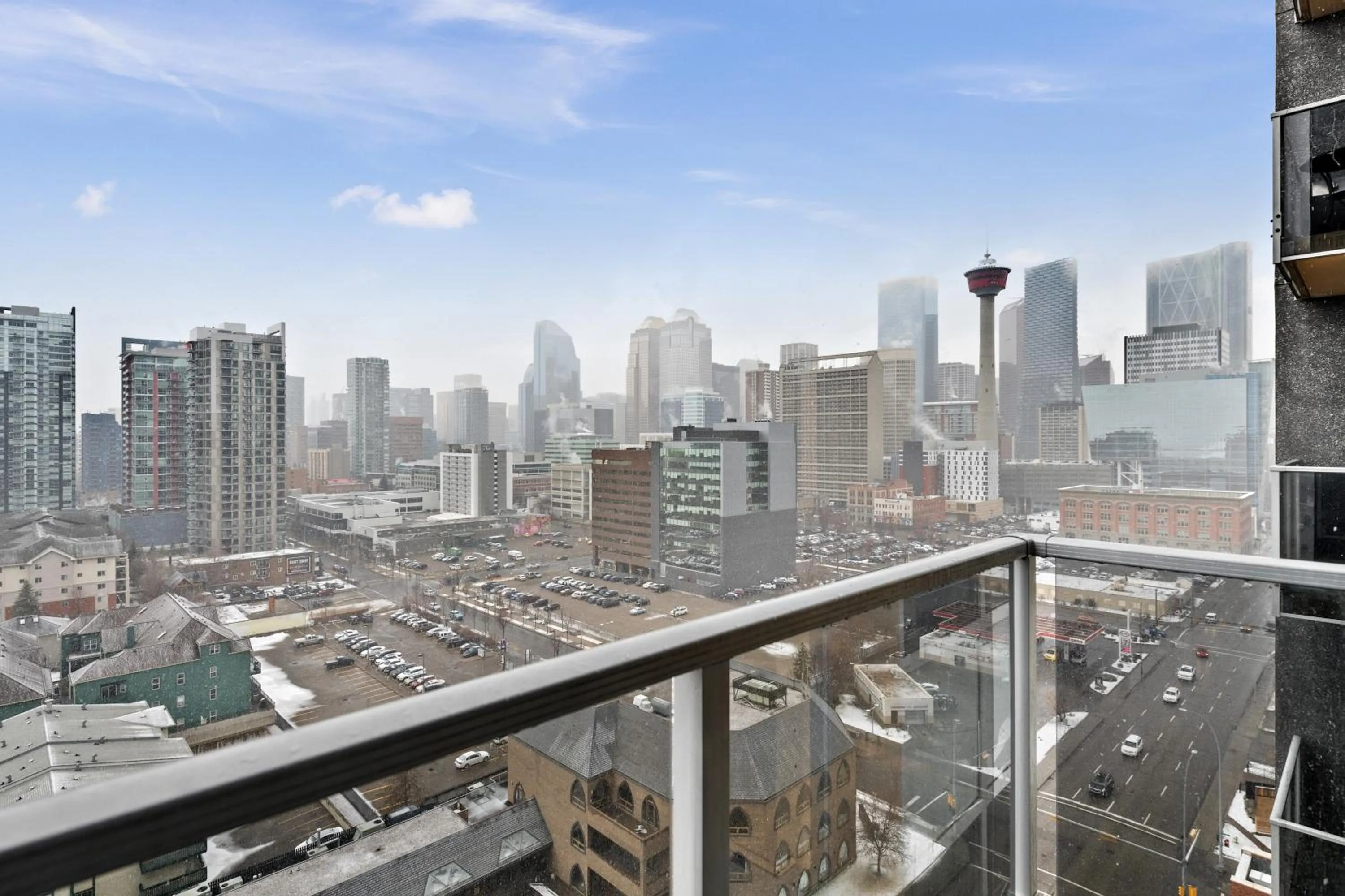 Balcony/Terrace in Stylish Downtown Condos by GLOBALSTAY