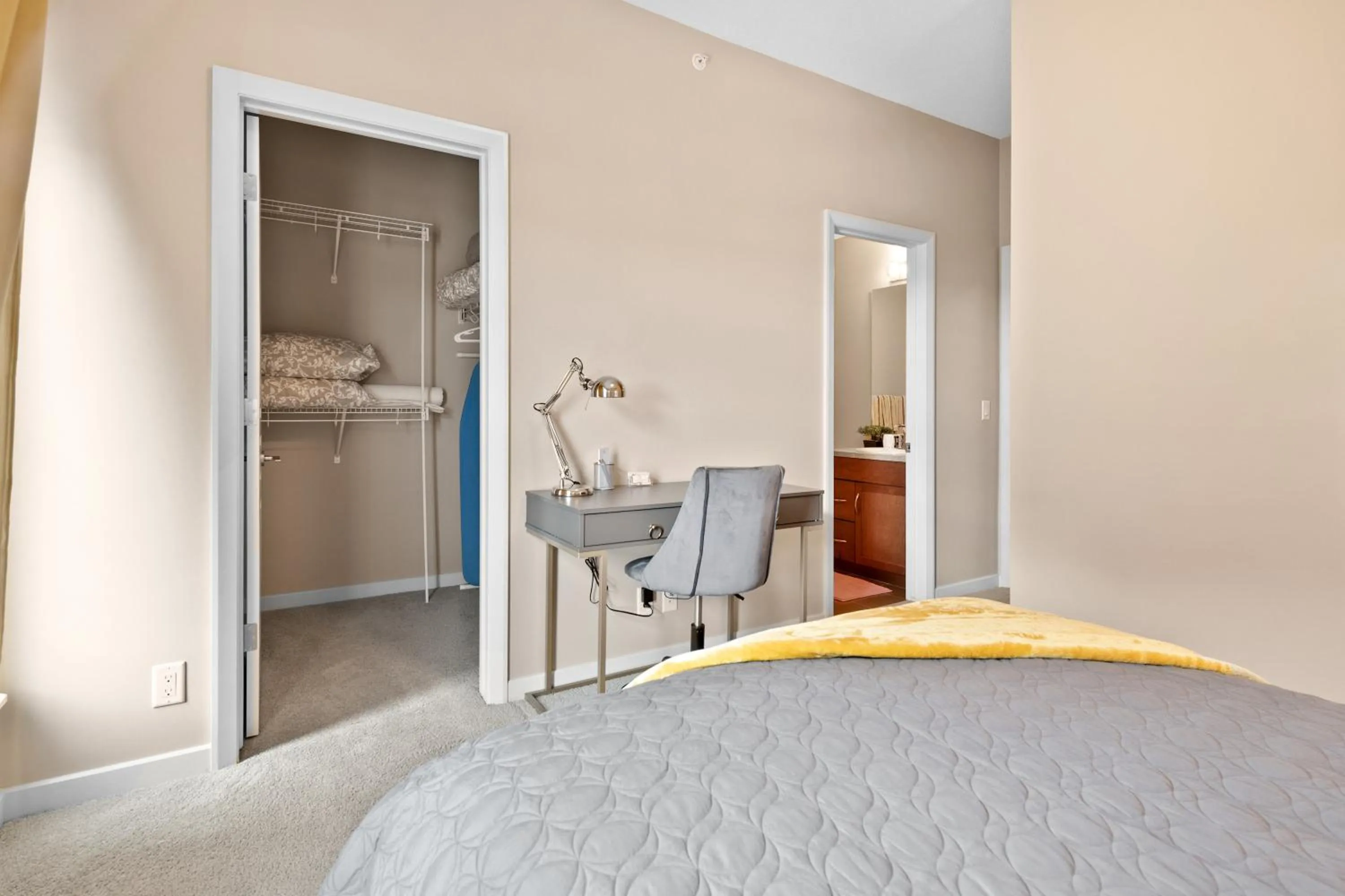 Bedroom, Bed in Stylish Downtown Condos by GLOBALSTAY