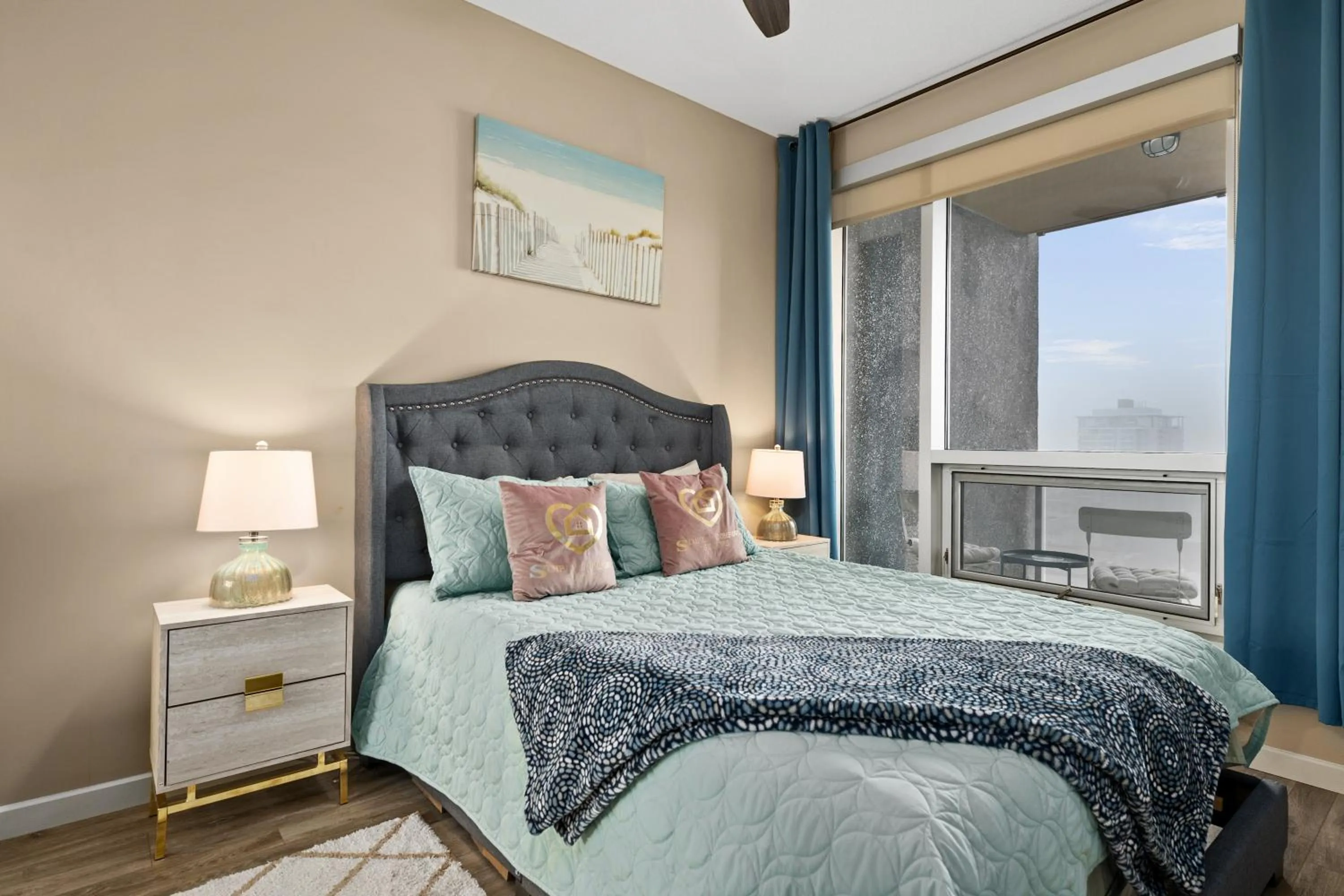 Bed in Stylish Downtown Condos by GLOBALSTAY