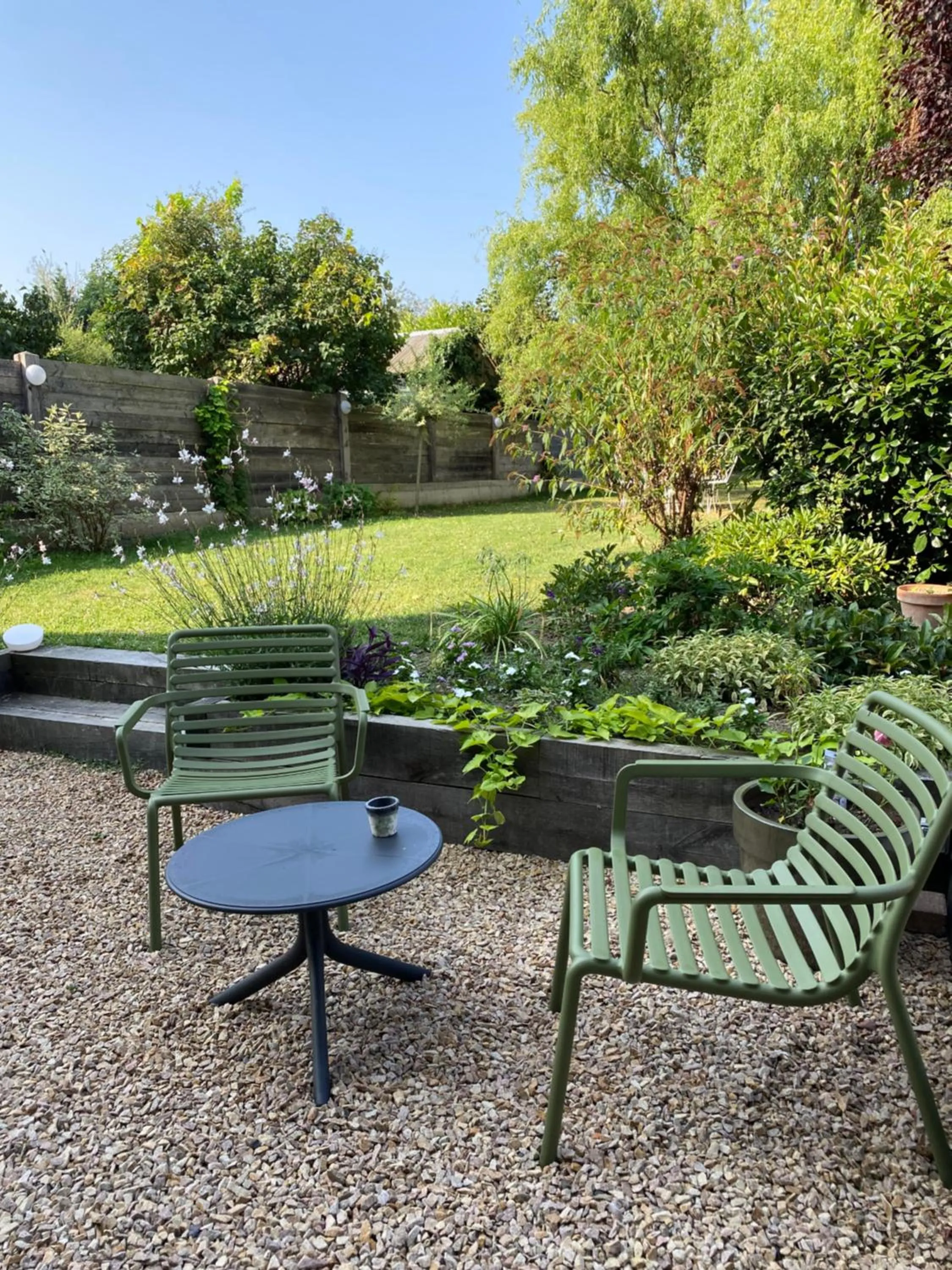 Patio in Chambres d hôtes La clé des arches
