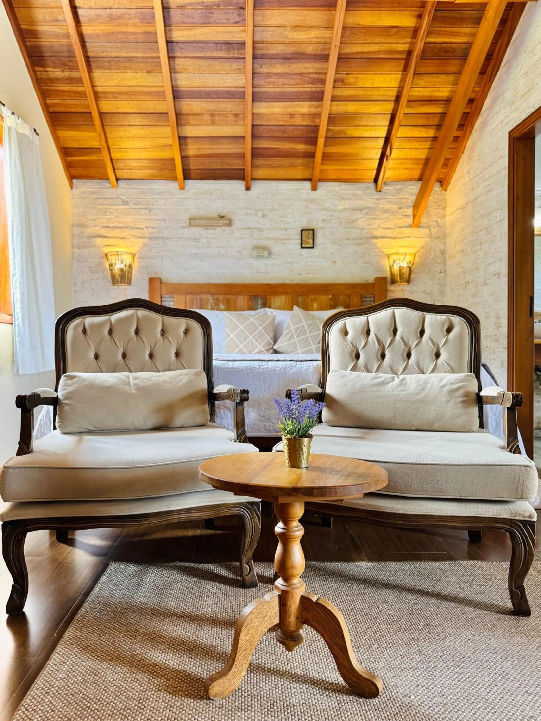 Seating area in Pousada Villa Monte Verde