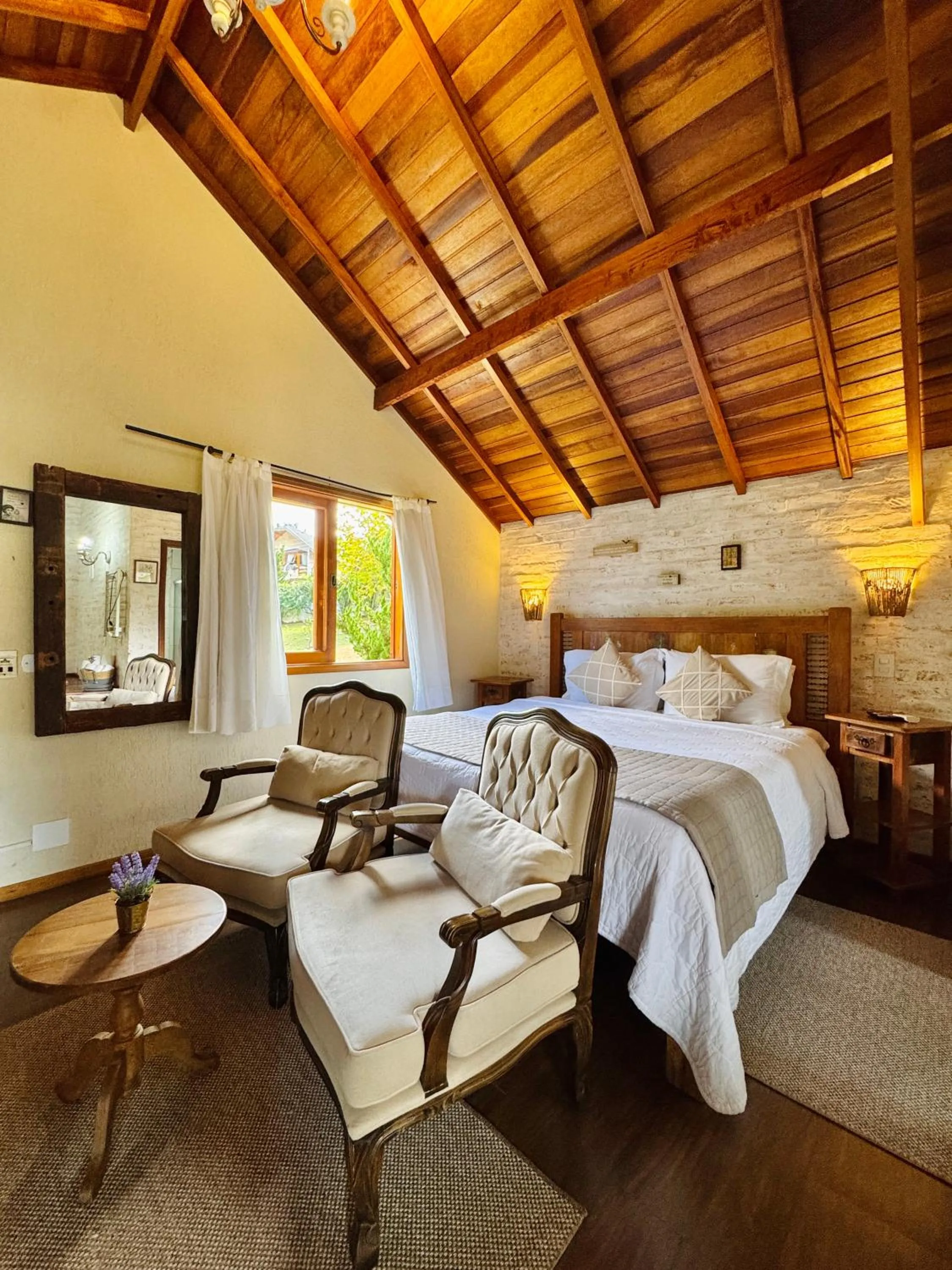 Bed in Pousada Villa Monte Verde