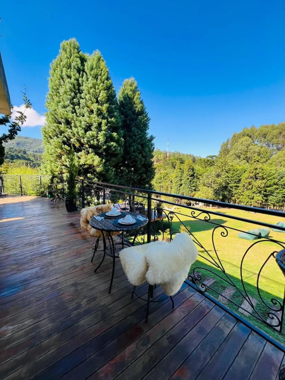 Patio in Pousada Villa Monte Verde