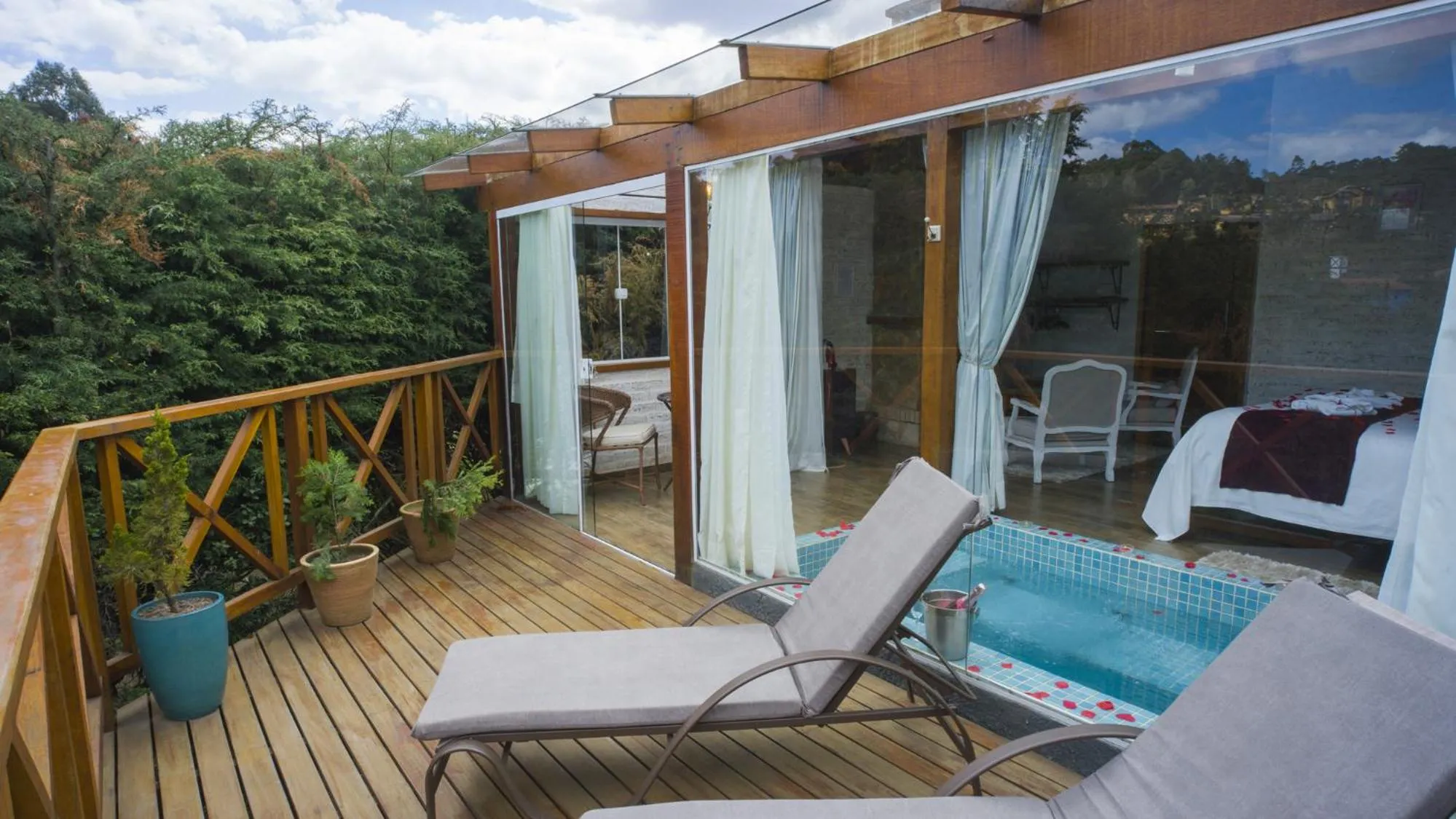 Balcony/Terrace in Pousada Villa Monte Verde