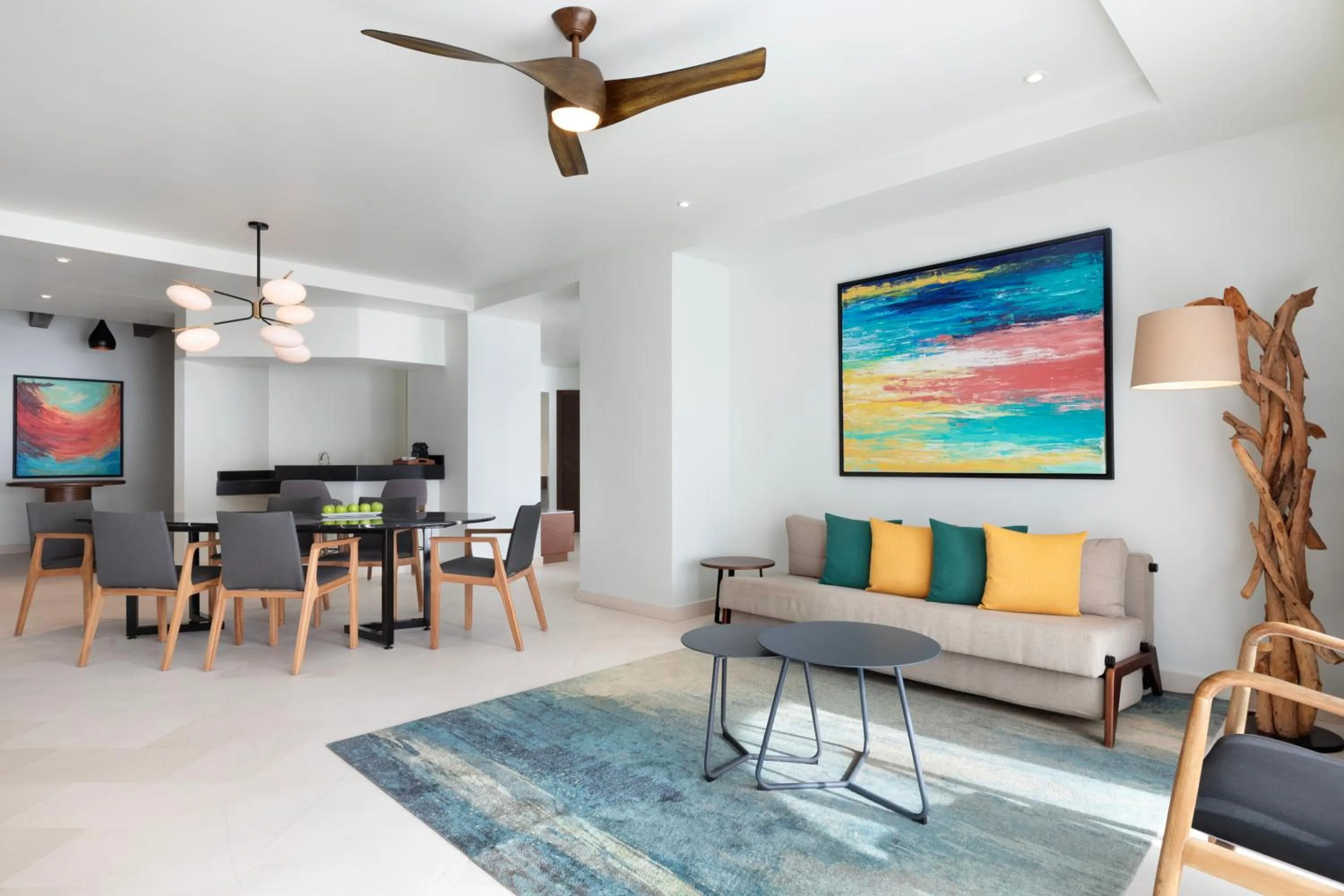 Living room in Hyatt Vivid Playa Del Carmen All-Inclusive Adult Only Resort