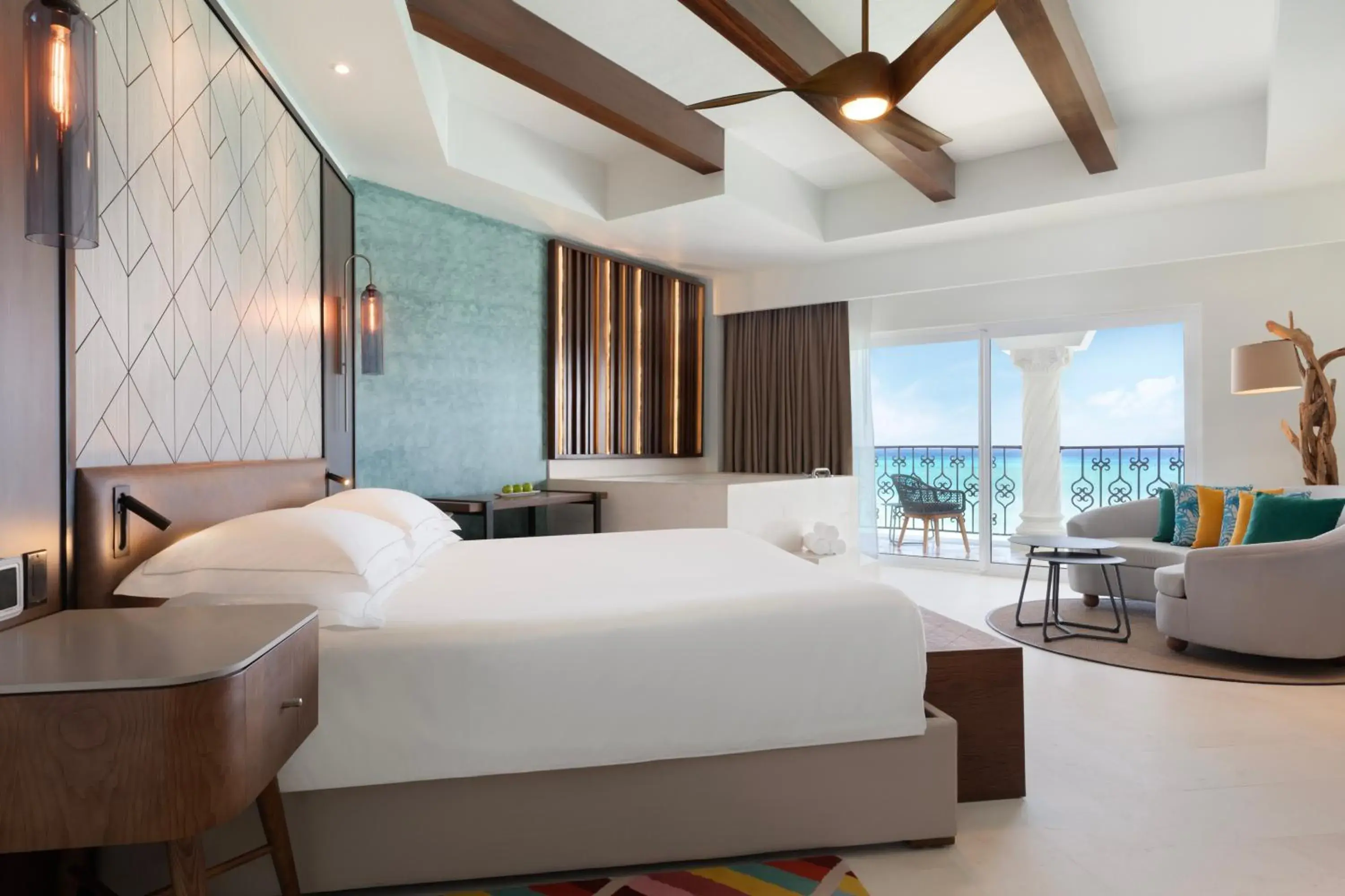 Junior Suite Ocean View - single occupancy - 1 King Bed in Hyatt Vivid Playa Del Carmen All-Inclusive Adult Only Resort Junior Suite Ocean View - single occupancy - 1 King Bed in Hyatt Vivid Playa Del Carmen All-Inclusive Adult Only Resort