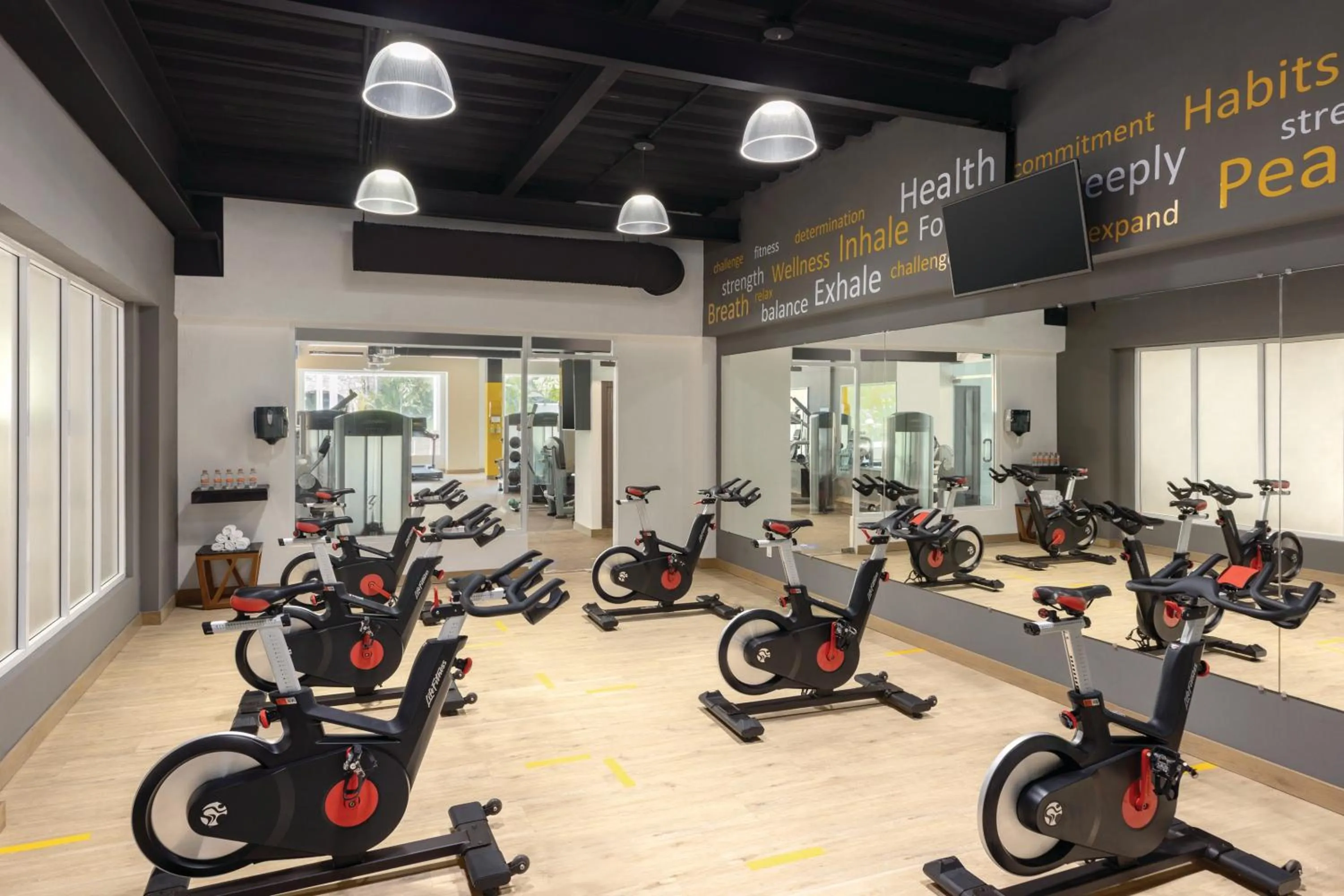 Fitness centre/facilities in Hyatt Vivid Playa Del Carmen All-Inclusive Adult Only Resort