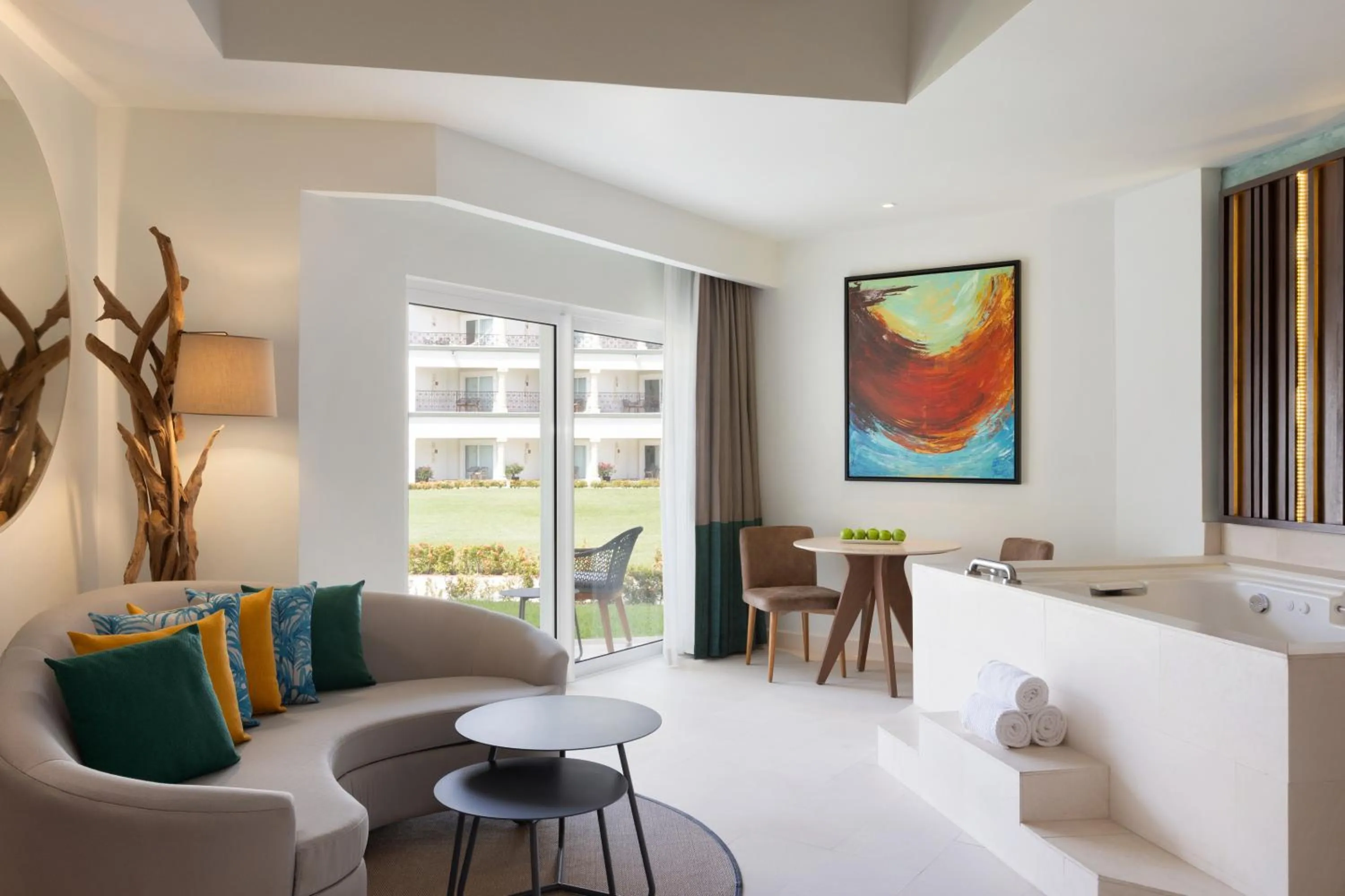 Seating area in Hyatt Vivid Playa Del Carmen All-Inclusive Adult Only Resort