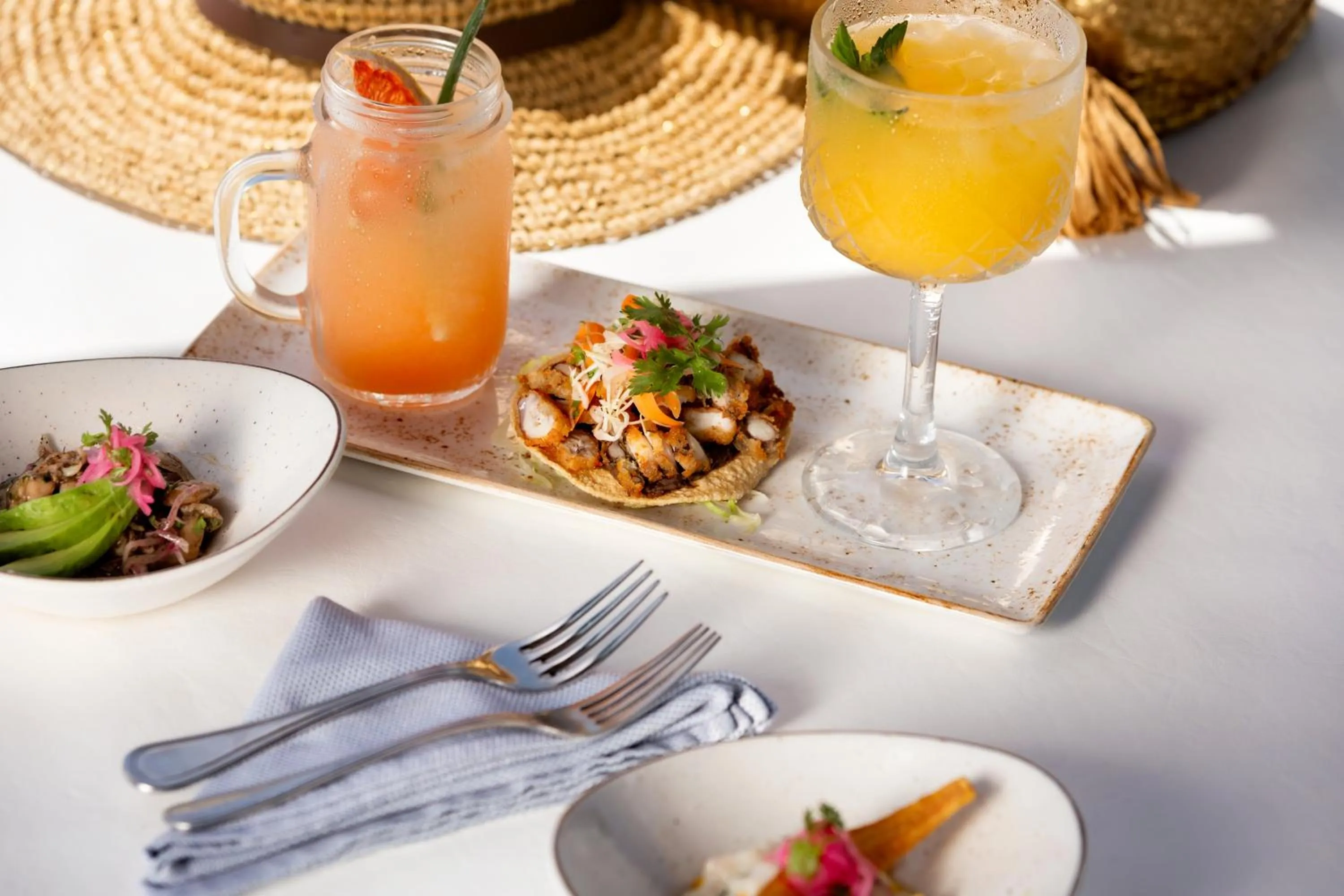 Food close-up in Hyatt Vivid Playa Del Carmen All-Inclusive Adult Only Resort