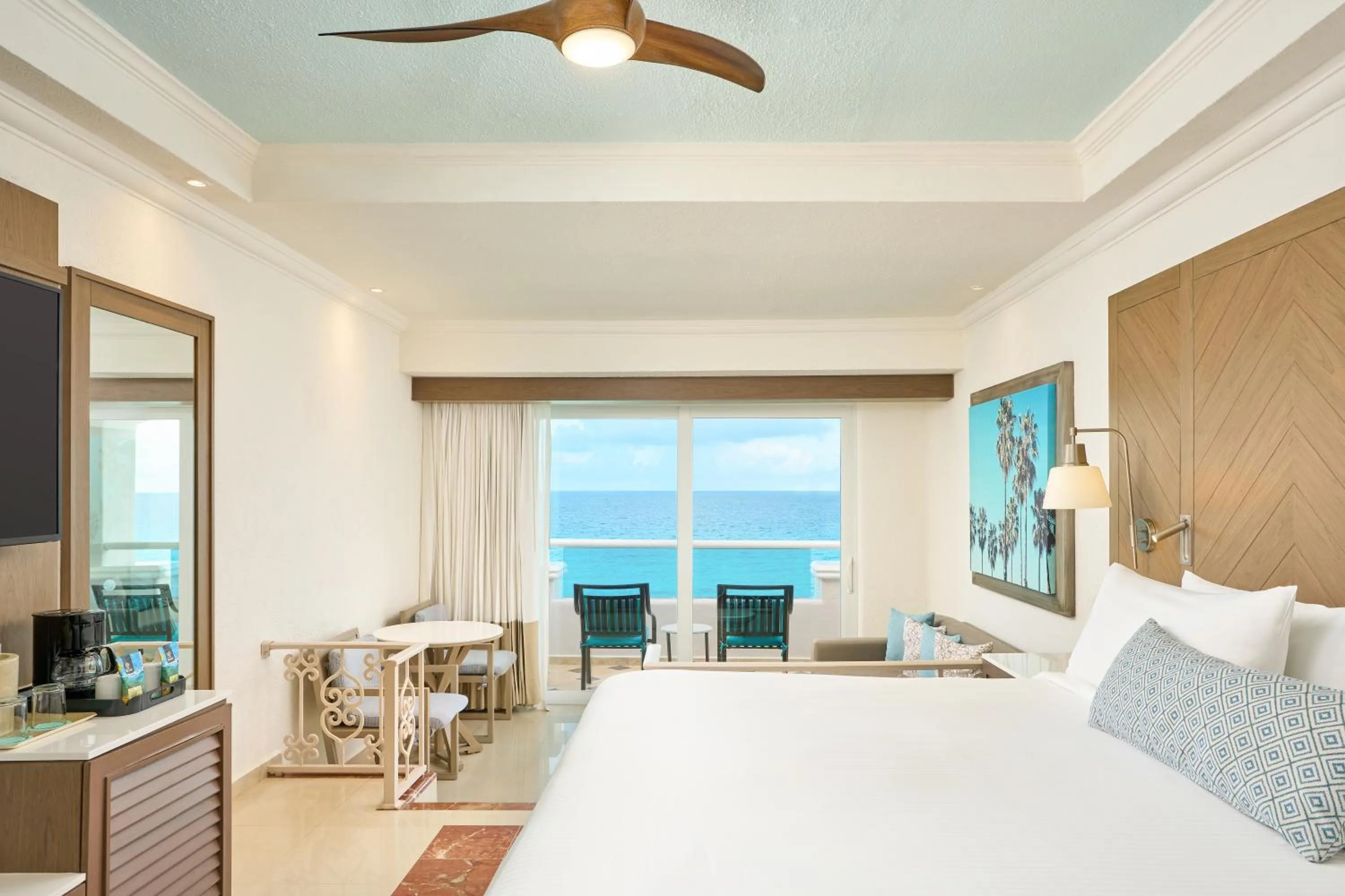 Bed in Sunscape Cancun All-Inclusive Resort & Spa by Hyatt
