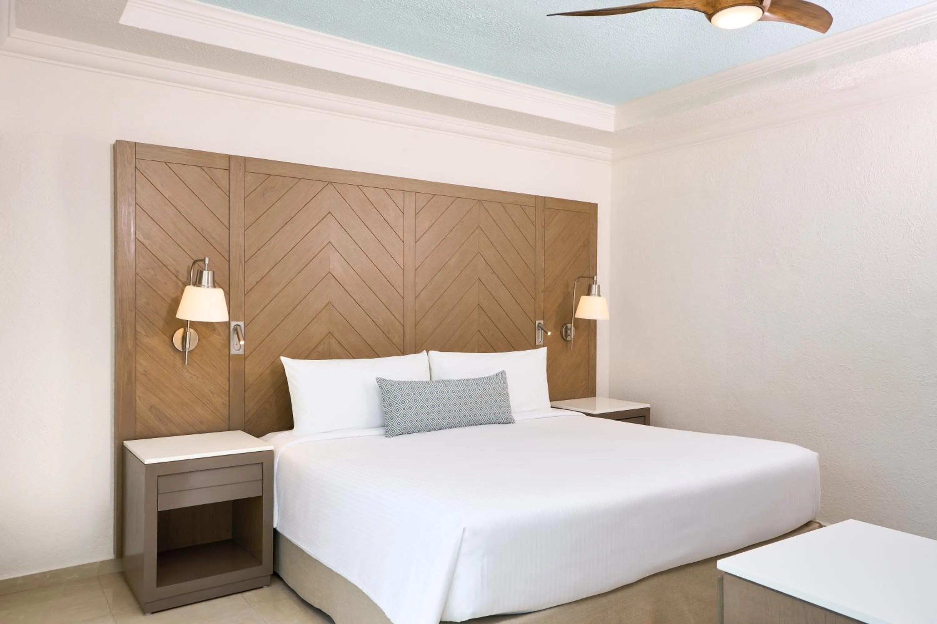 Bed in Sunscape Cancun All-Inclusive Resort & Spa by Hyatt