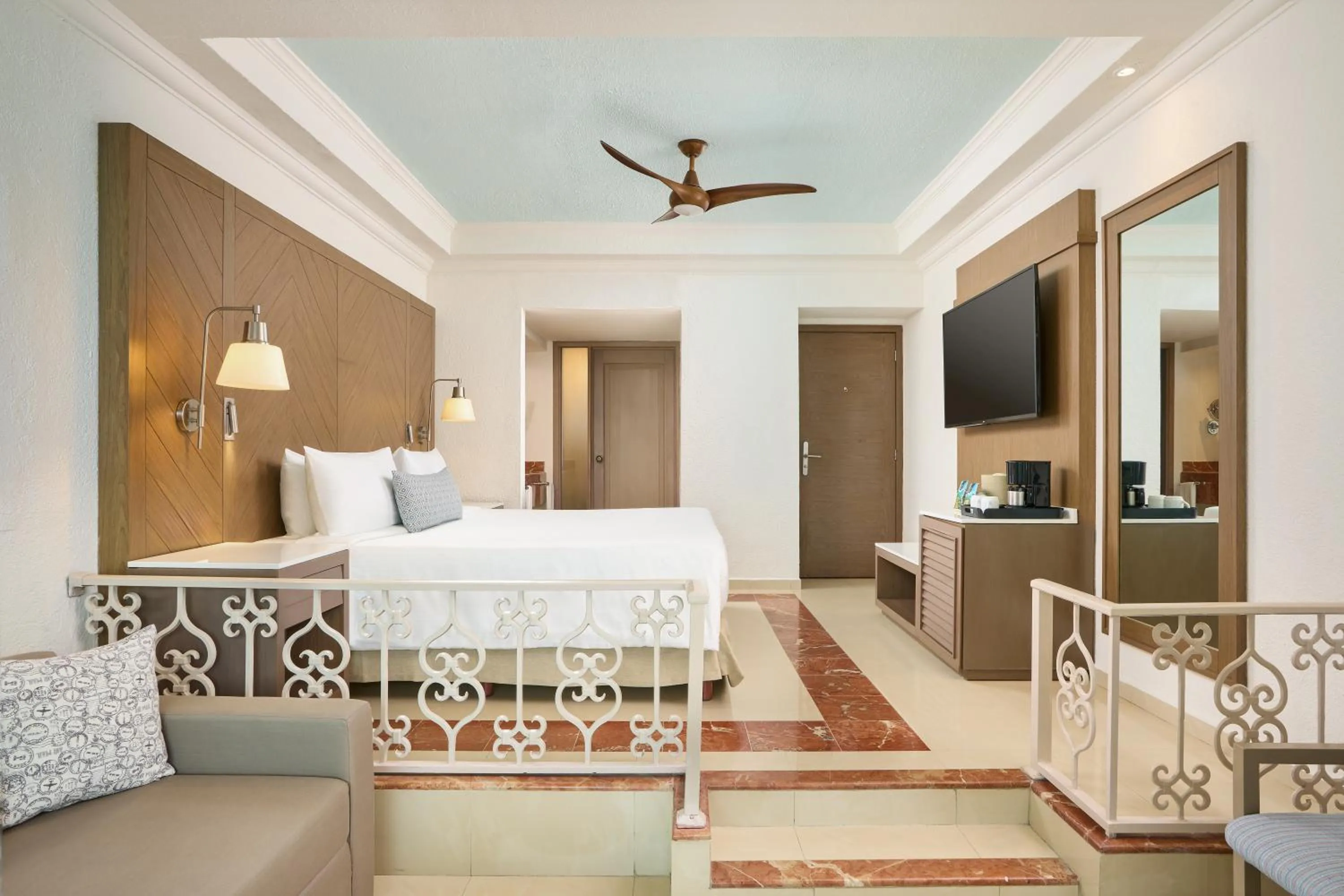 Bed in Sunscape Cancun All-Inclusive Resort & Spa by Hyatt