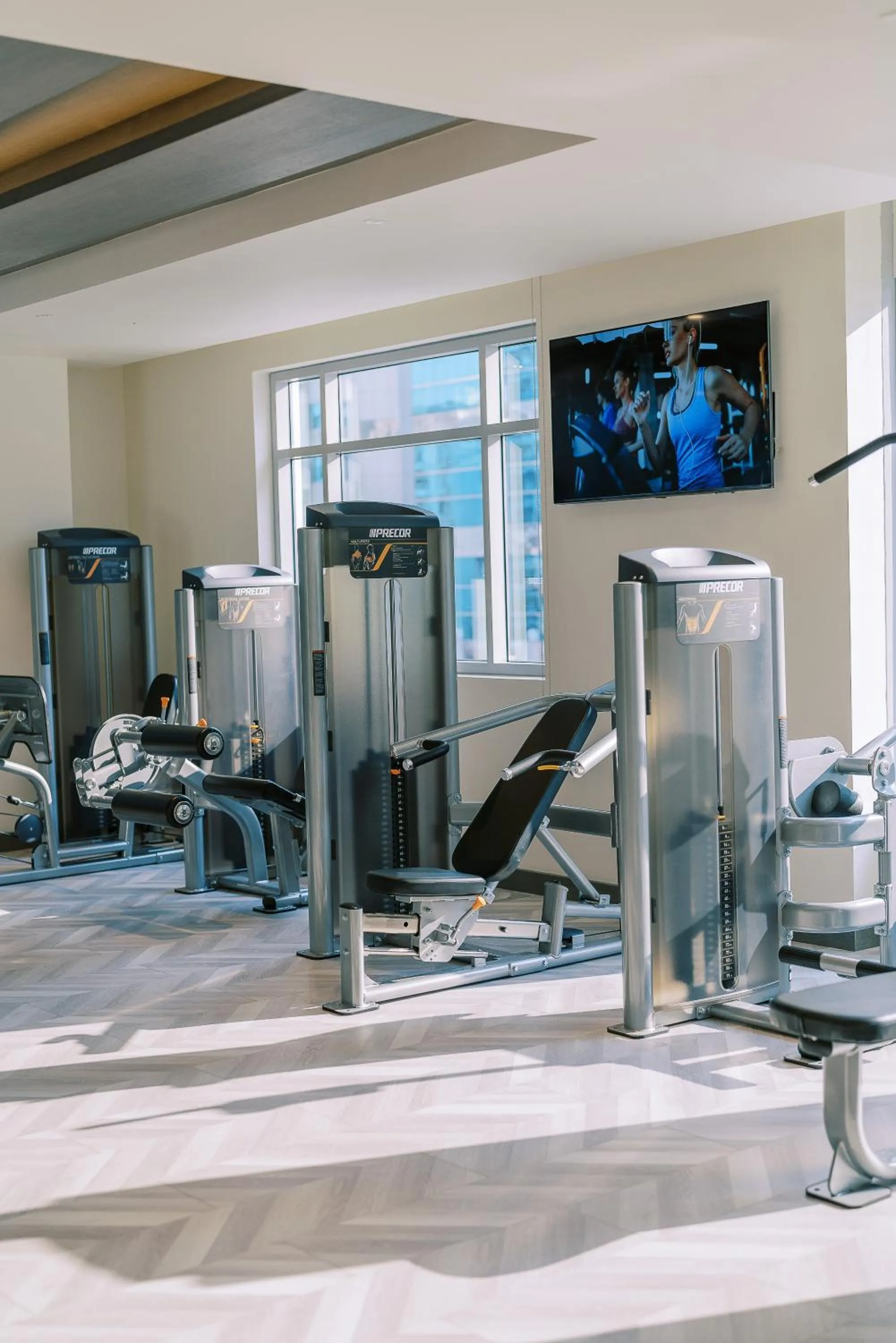 Fitness centre/facilities in Khalidia Palace Hotel Dubai by Mourouj Gloria