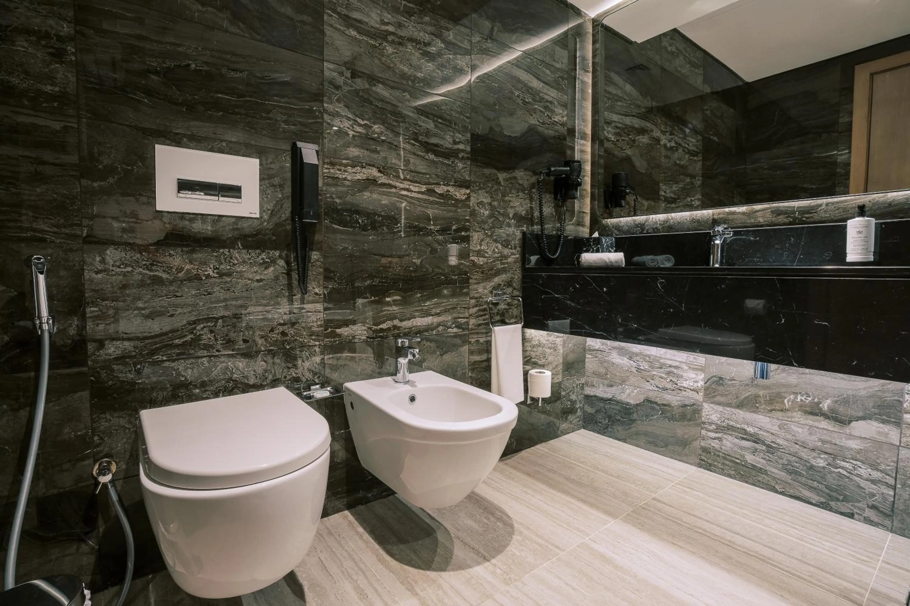 Toilet in Khalidia Palace Hotel Dubai by Mourouj Gloria