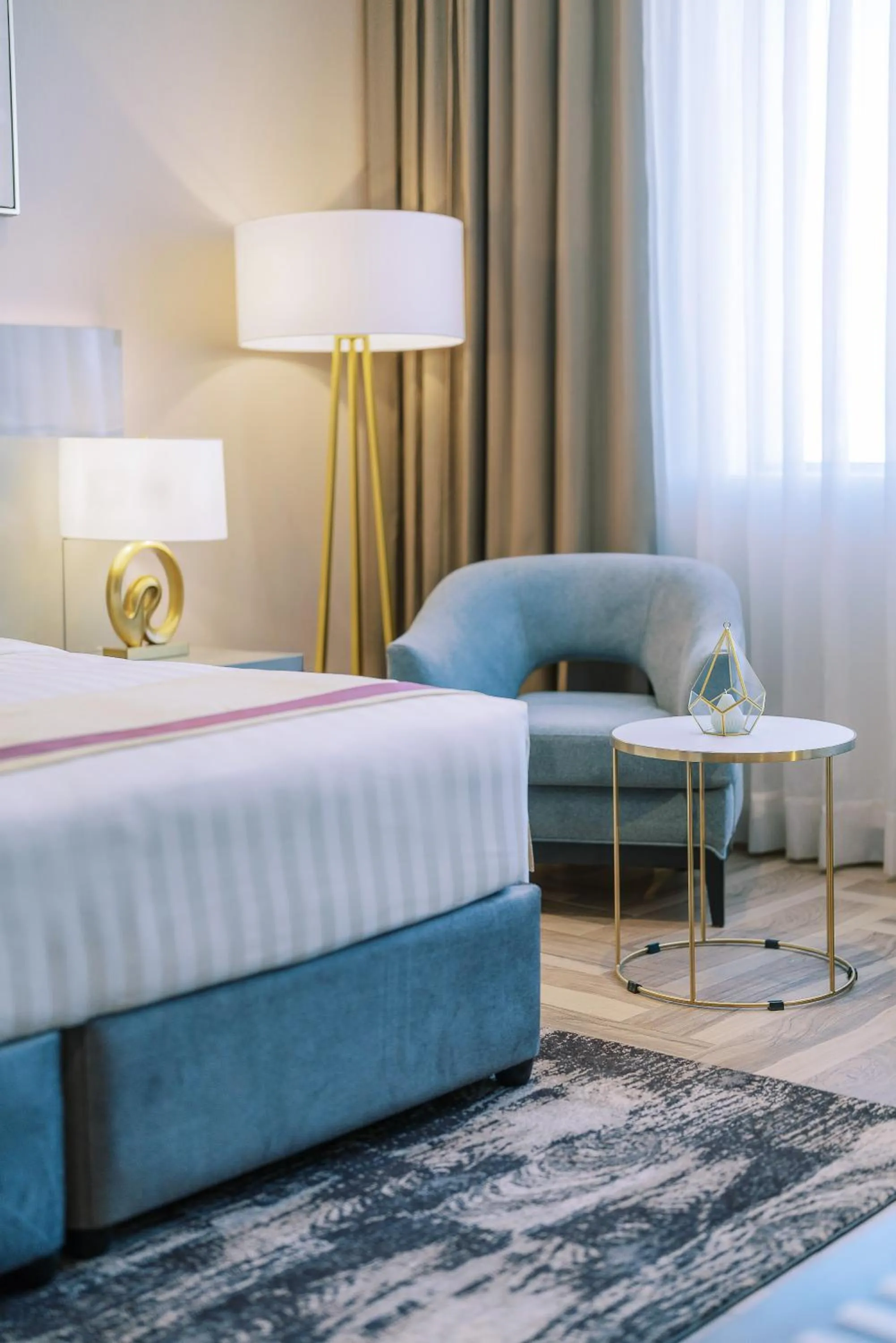 Bedroom, Bed in Khalidia Palace Hotel Dubai by Mourouj Gloria