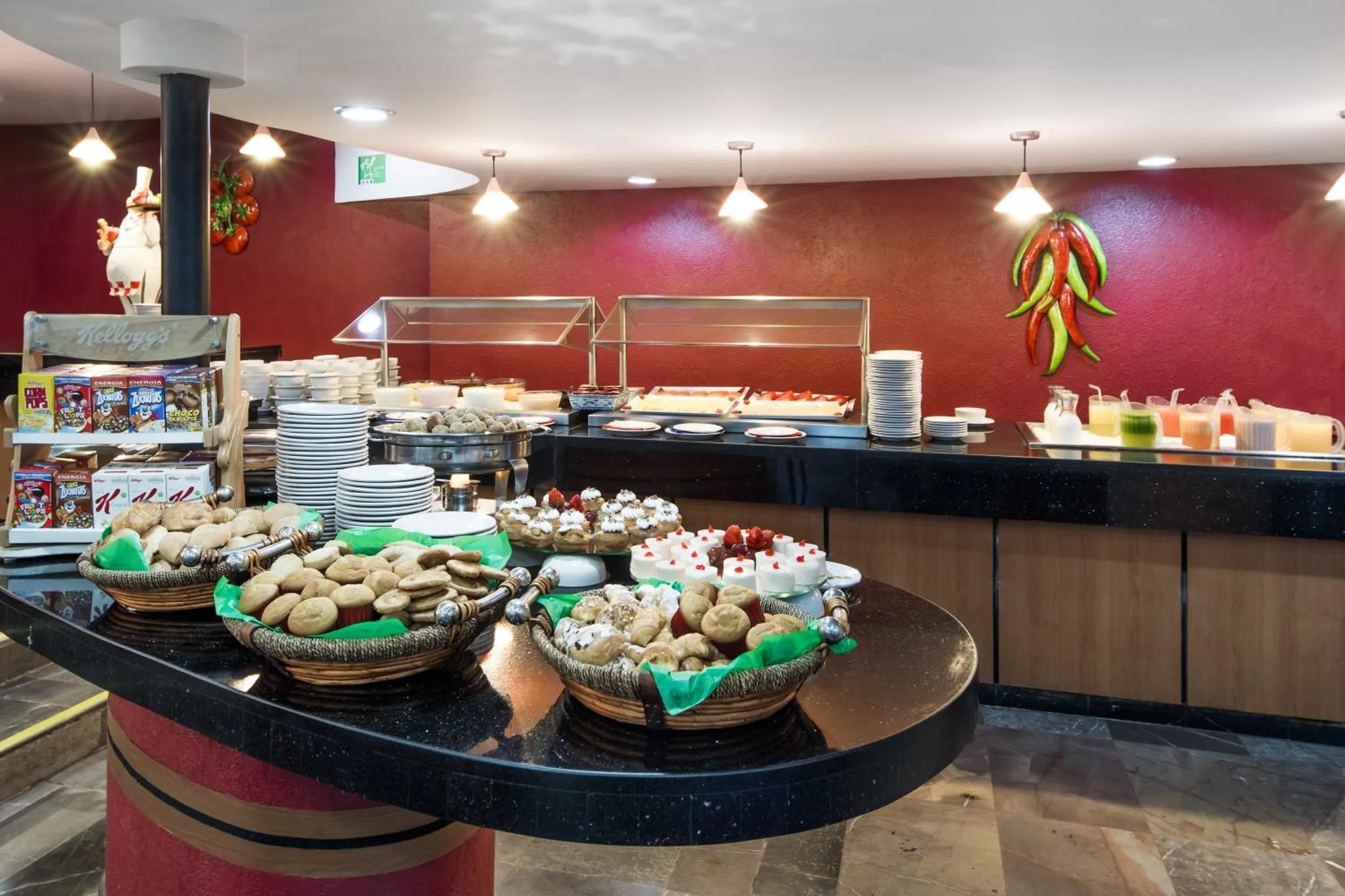 Buffet breakfast in Wyndham Executivo Culiacan