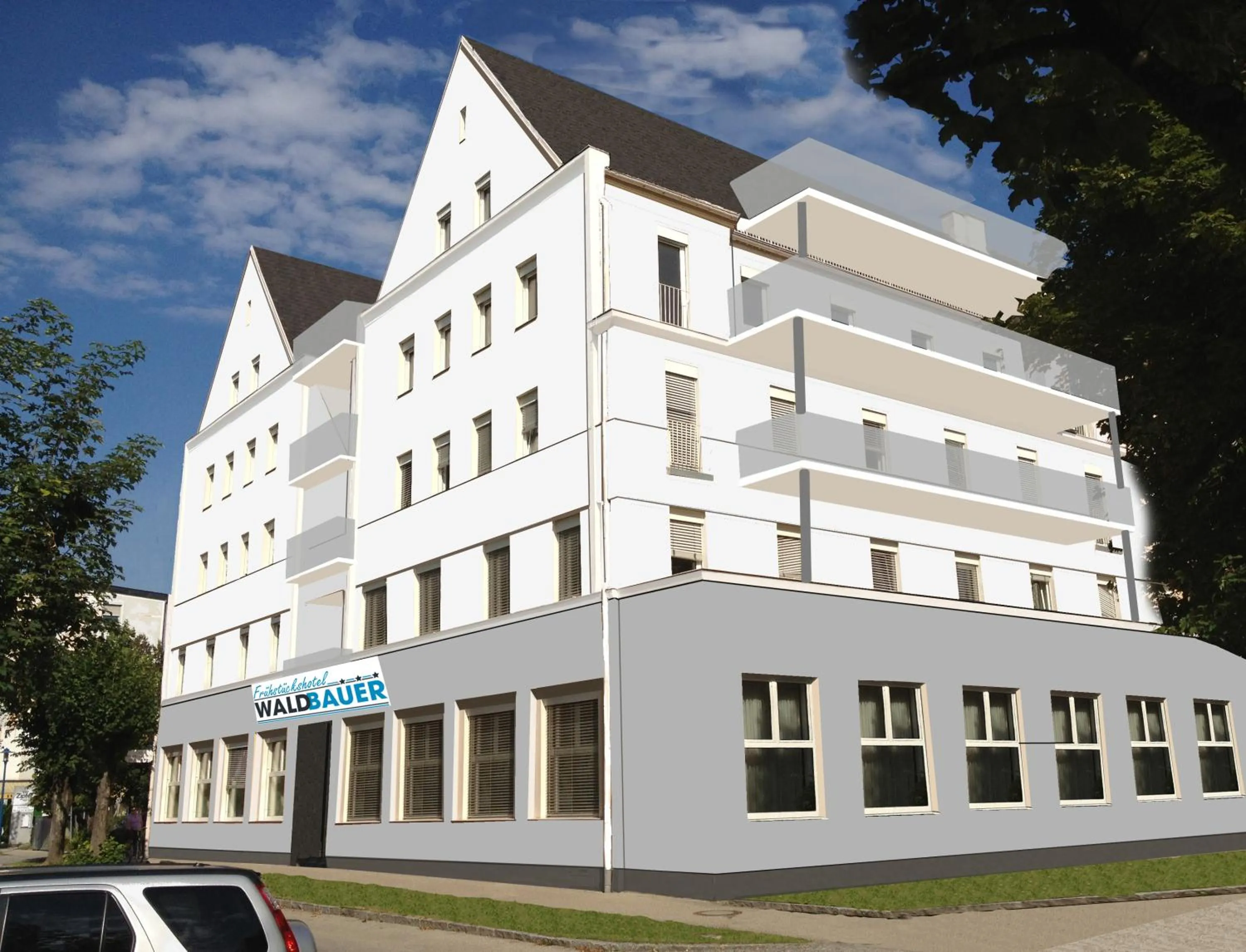 Facade/entrance in Frühstückshotel Waldbauer