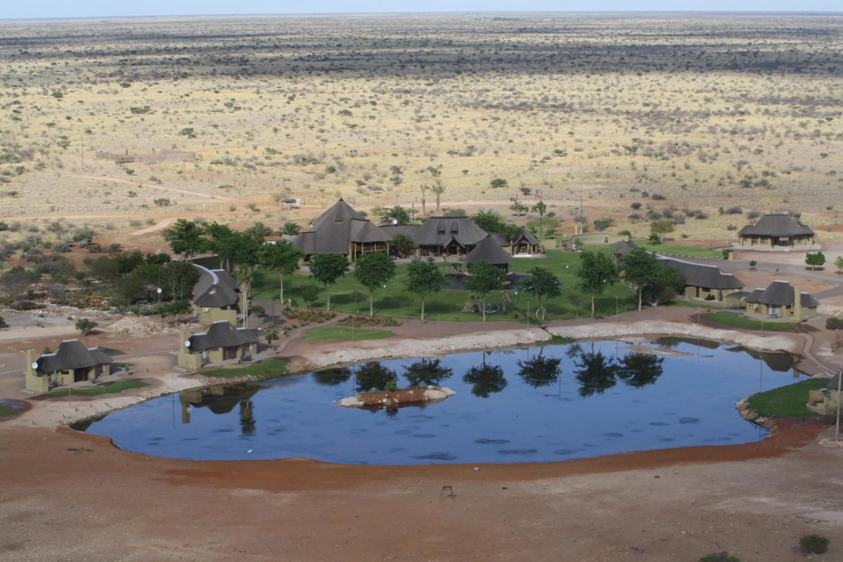Bird's eye view in Lapa Lange Game Lodge