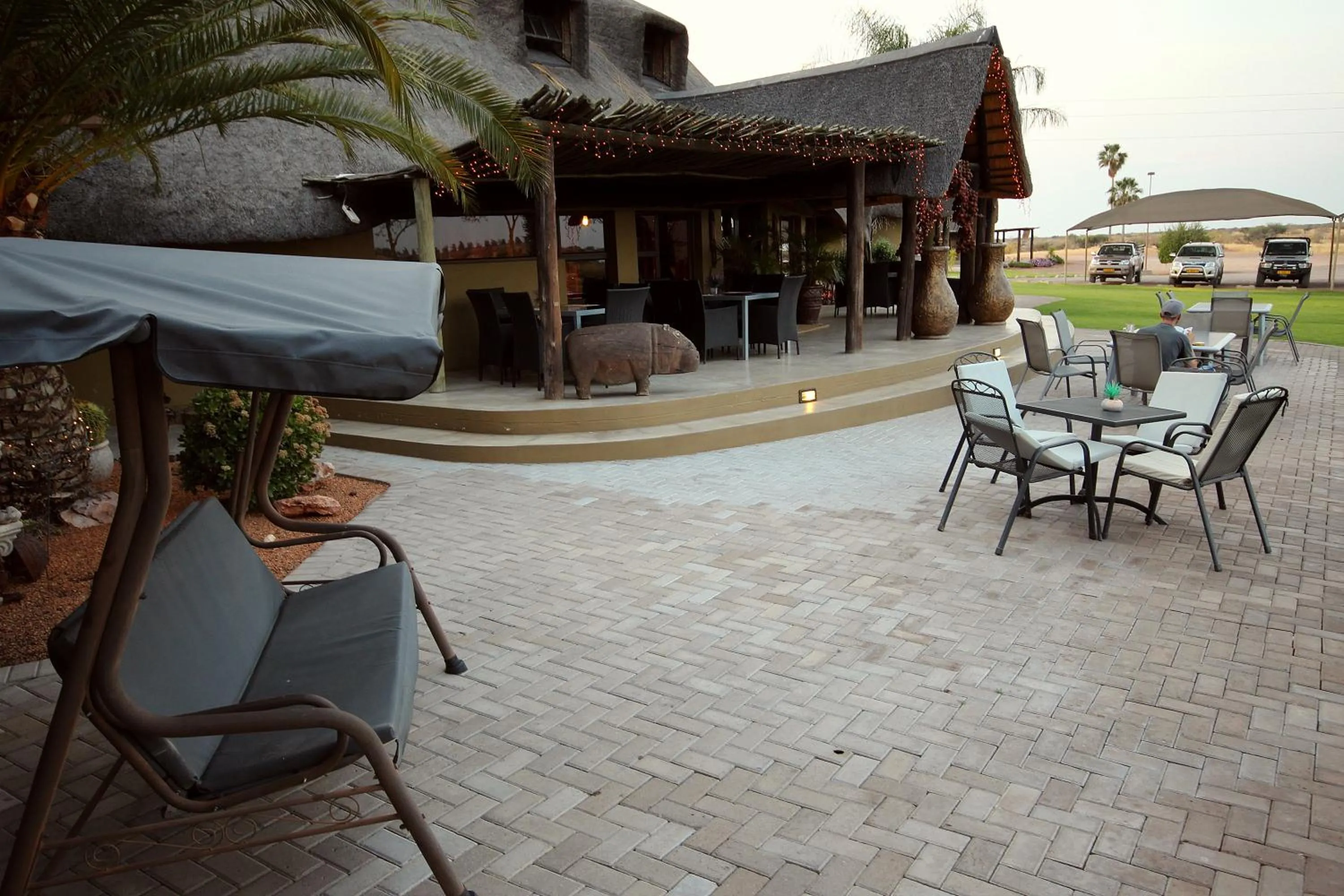 Balcony/Terrace in Lapa Lange Game Lodge