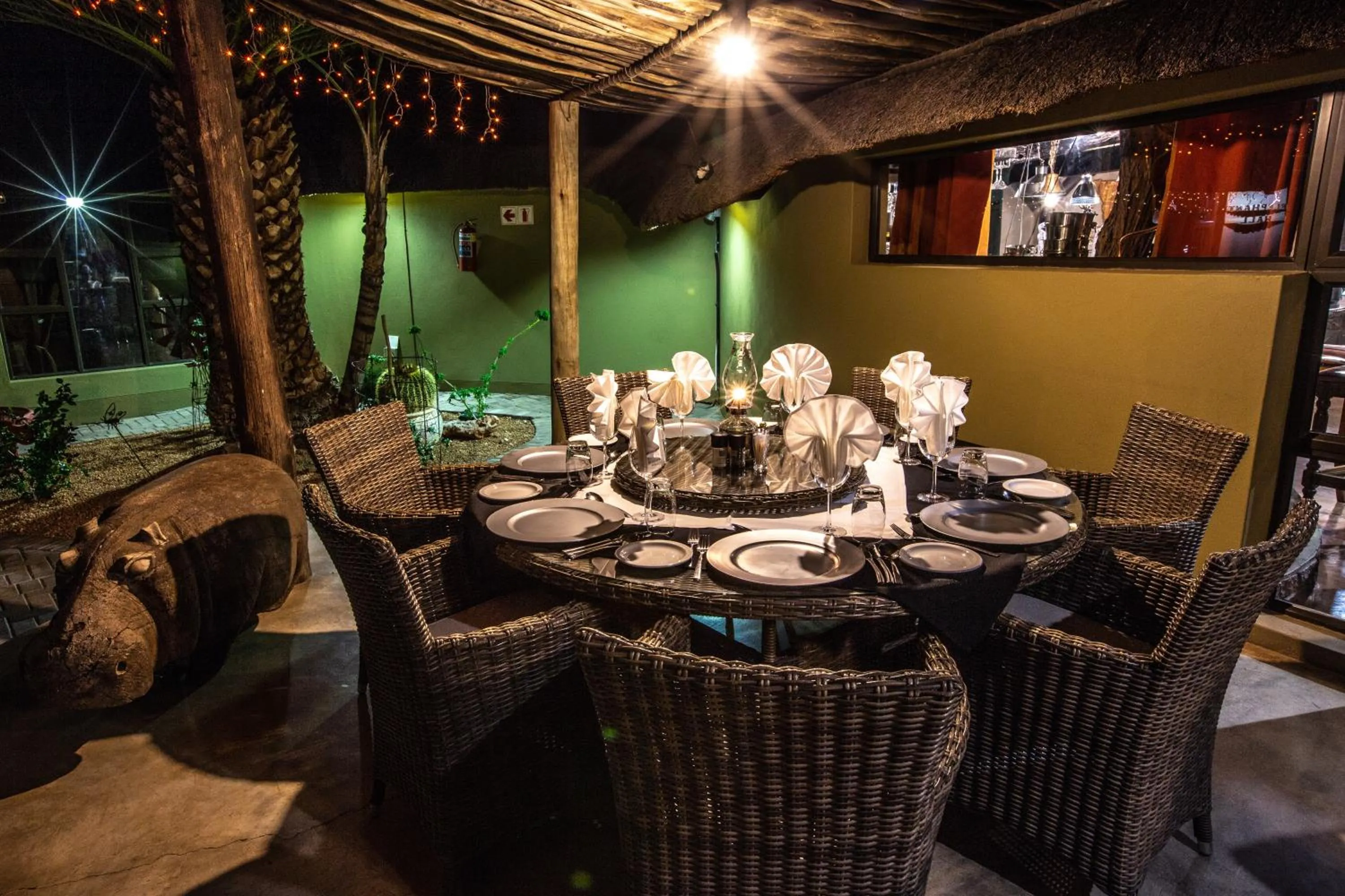 Patio in Lapa Lange Game Lodge