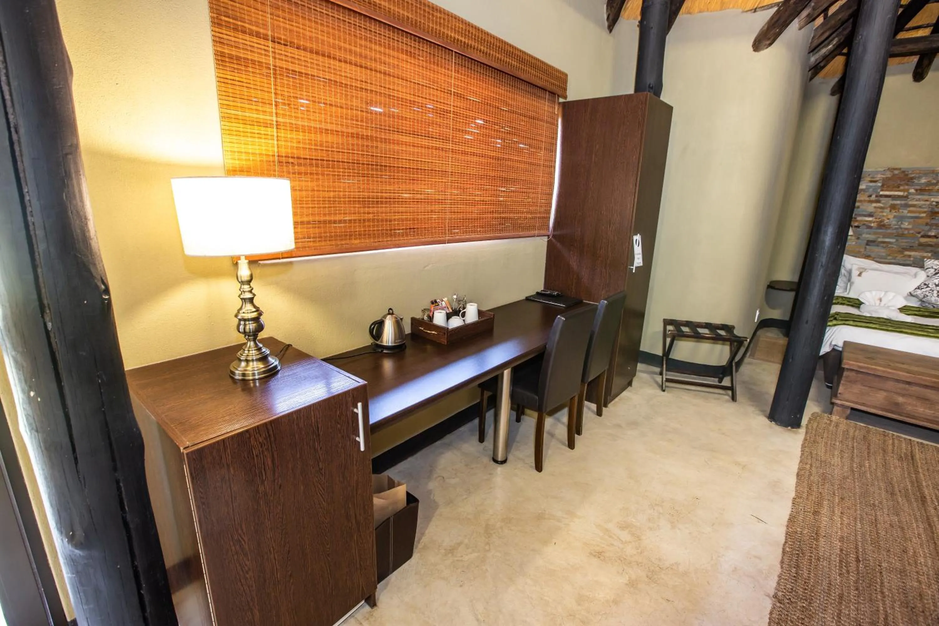 Seating area in Lapa Lange Game Lodge