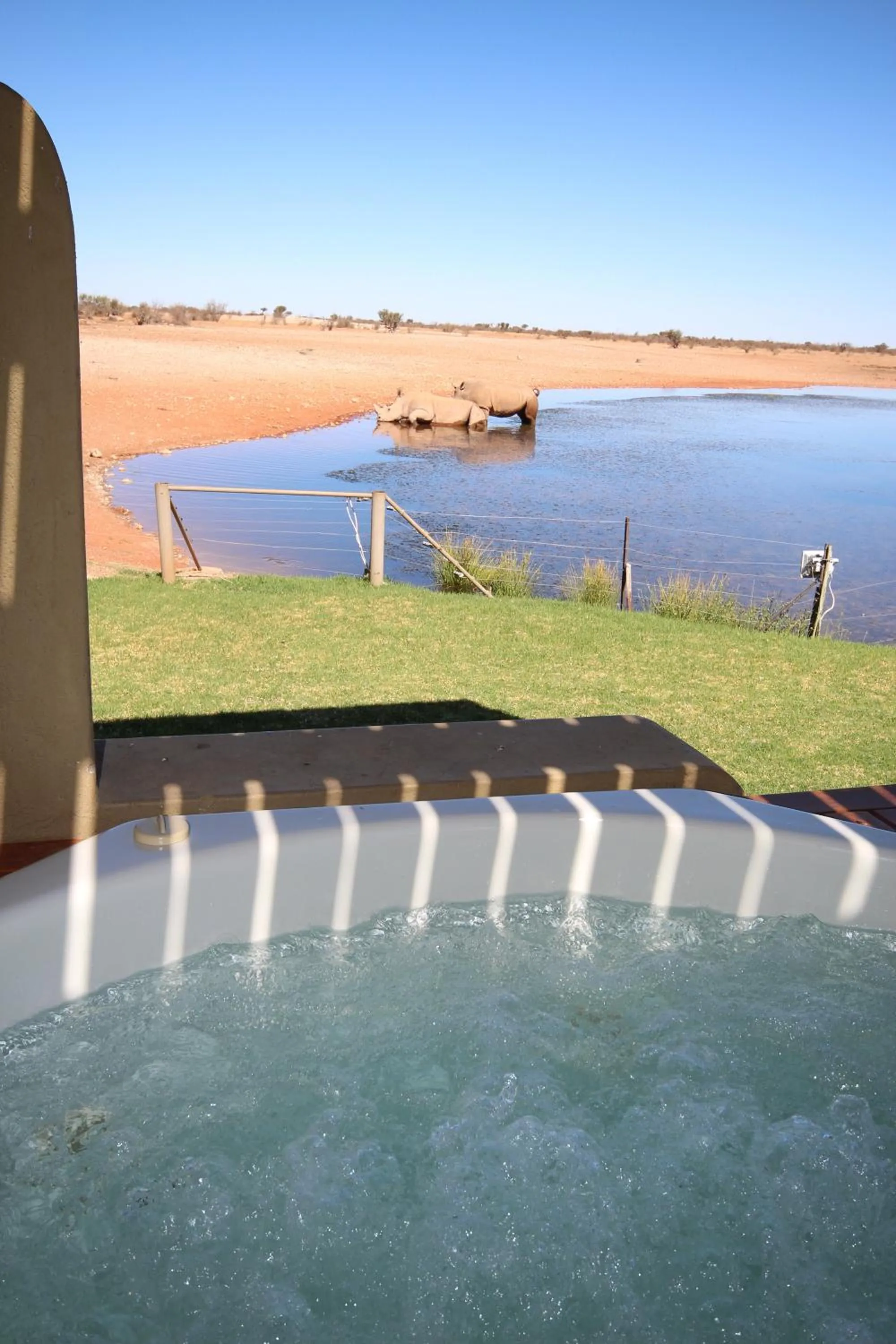 Hot Tub in Lapa Lange Game Lodge