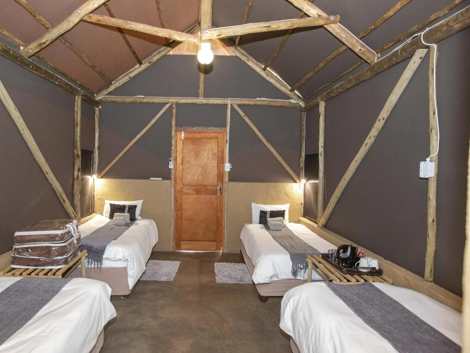 Bedroom, Bed in Lapa Lange Game Lodge