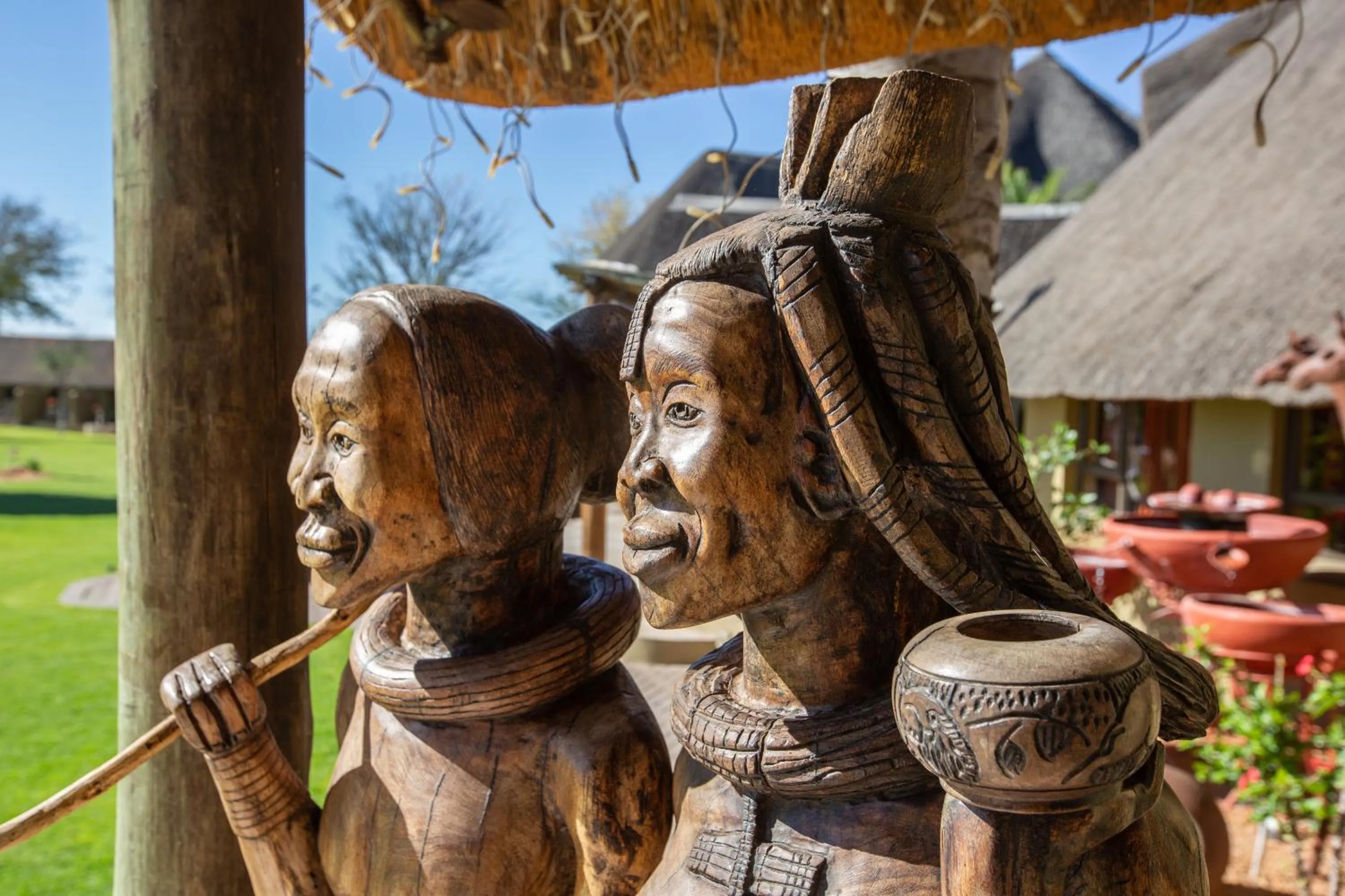 Lobby or reception in Lapa Lange Game Lodge